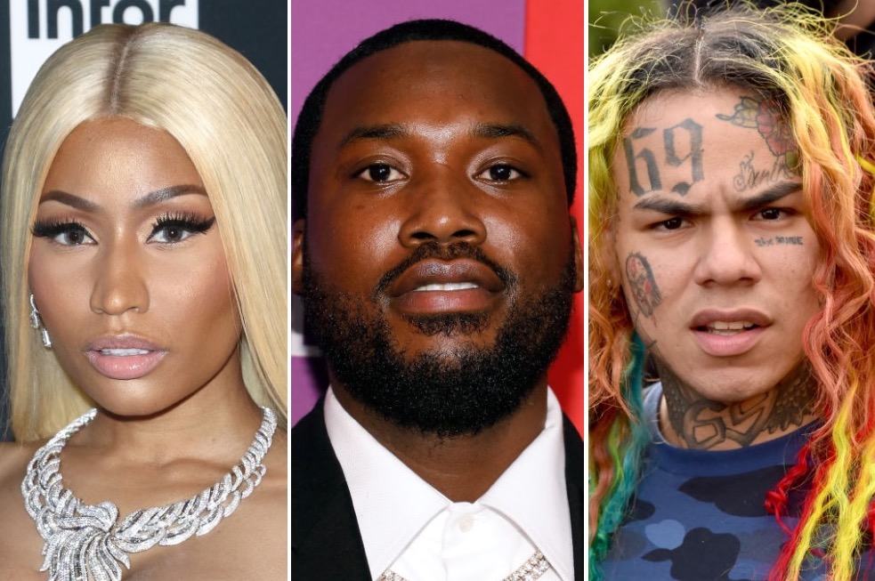 Nicki Minaj, Meek Mill, and Tekashi 6ix9ine