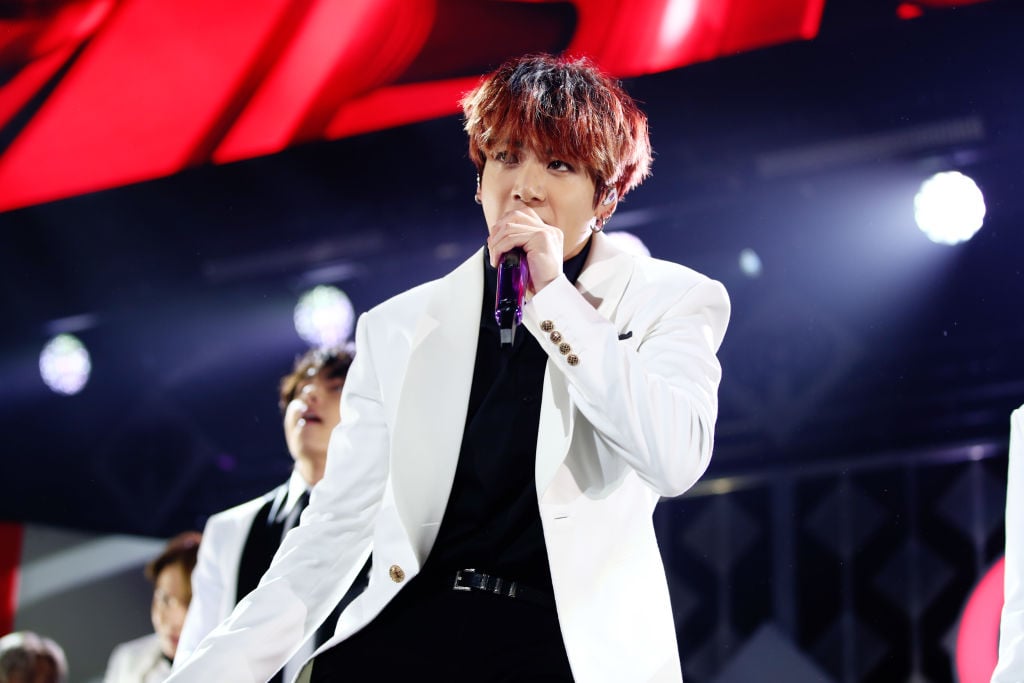 Jungkook of BTS performs onstage during 102.7 KIIS FM's Jingle Ball 2019