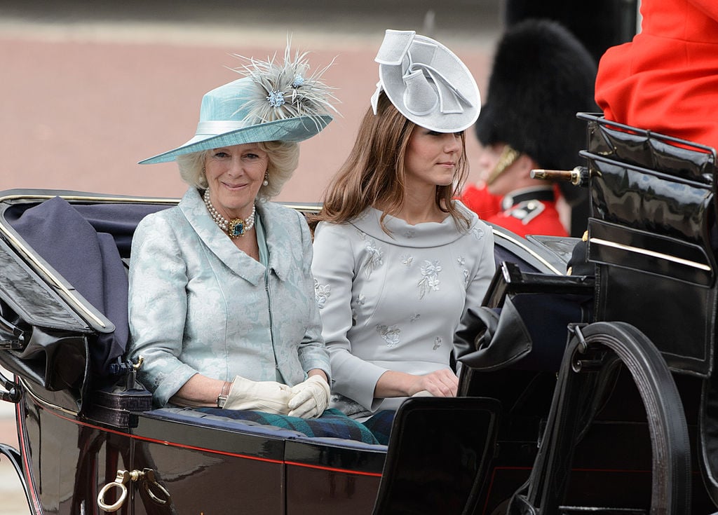 Kate Middleton and Camilla Parker Bowles at Trooping the Colour Through ...