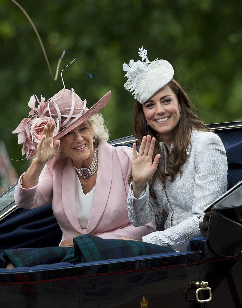 Kate Middleton and Camilla Parker Bowles at Trooping the Colour Through ...