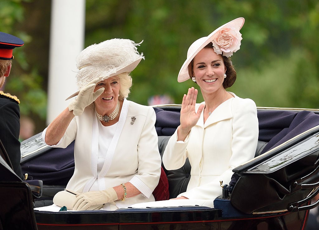 Kate Middleton and Camilla Parker Bowles at Trooping the Colour Through ...