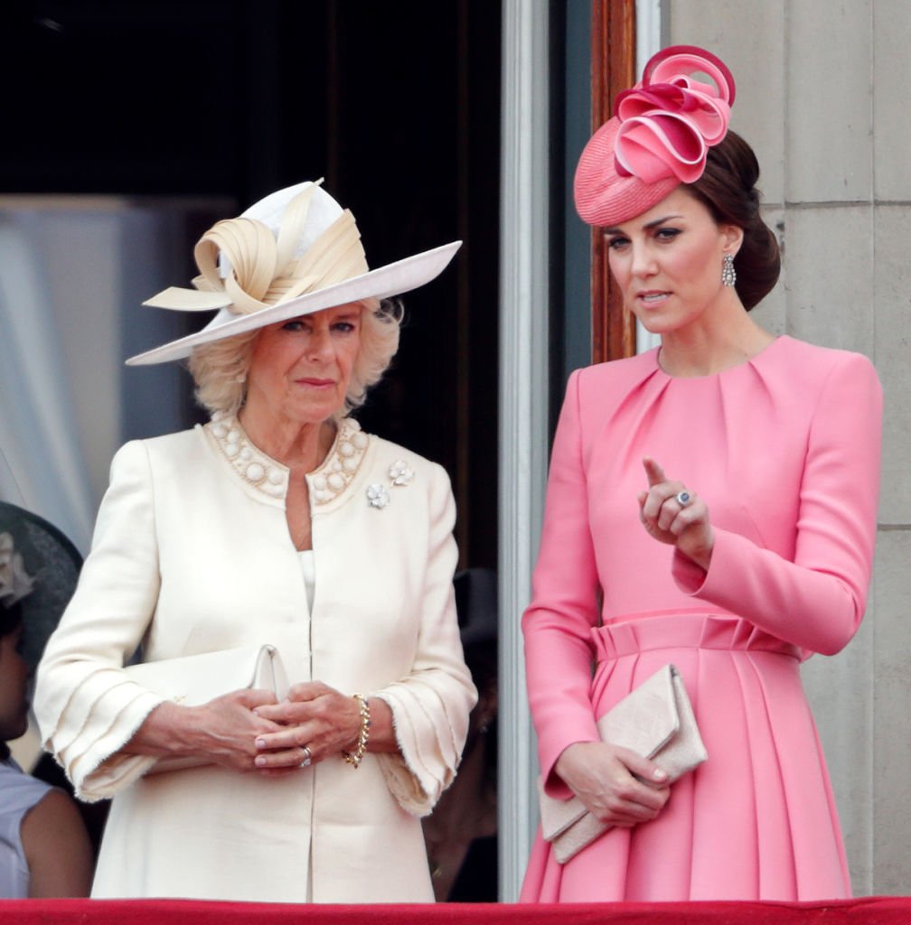 Kate Middleton and Camilla Parker Bowles at Trooping the Colour Through ...