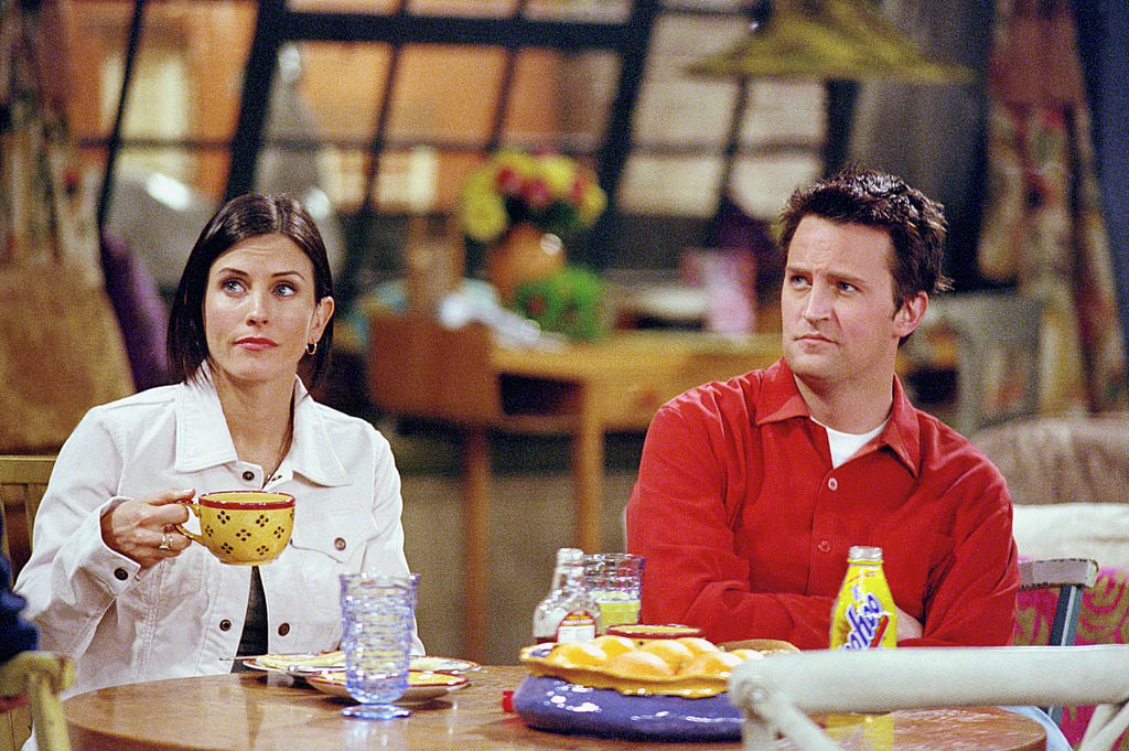 Chandler and Monica on Friends