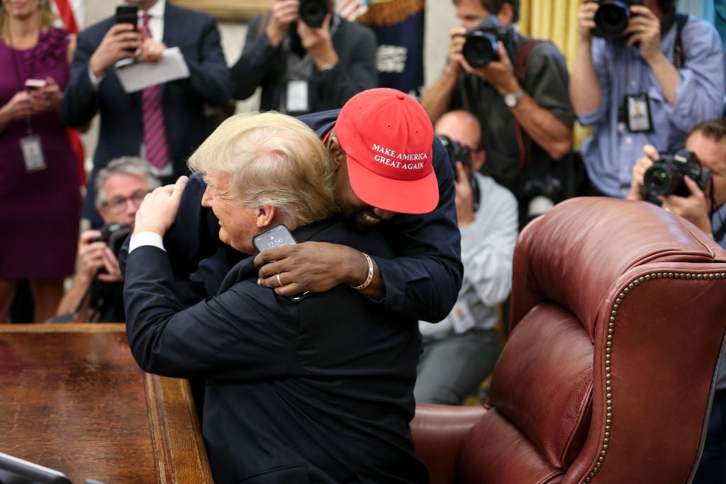 Kanye West and President Trump