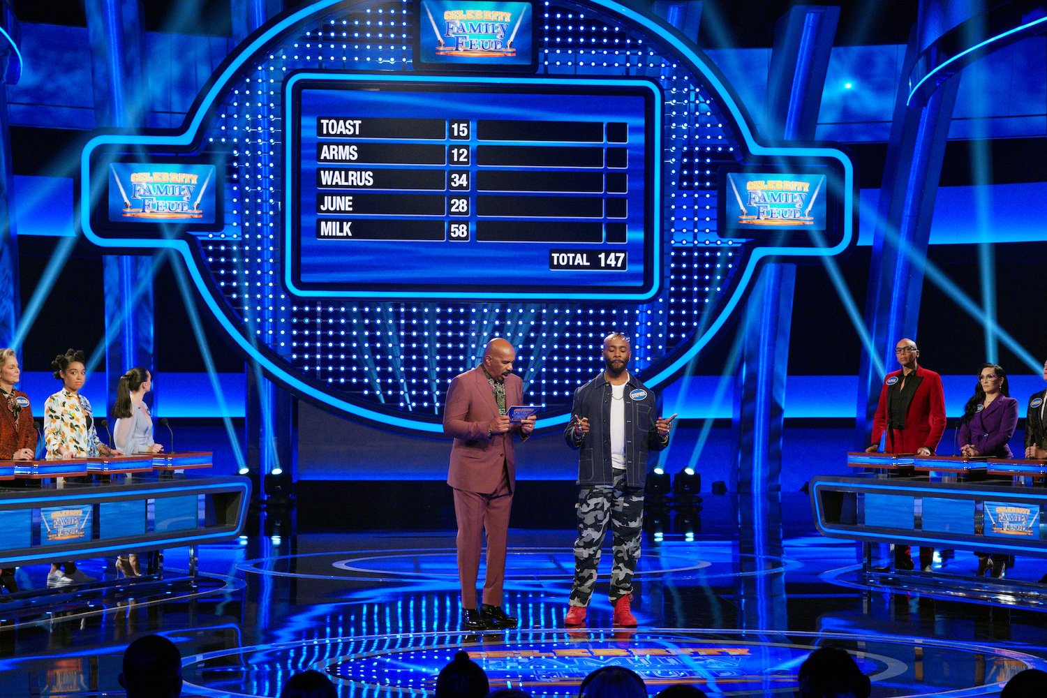  Family Feud Had A Host With A Strange And Outdated Good Luck Practice