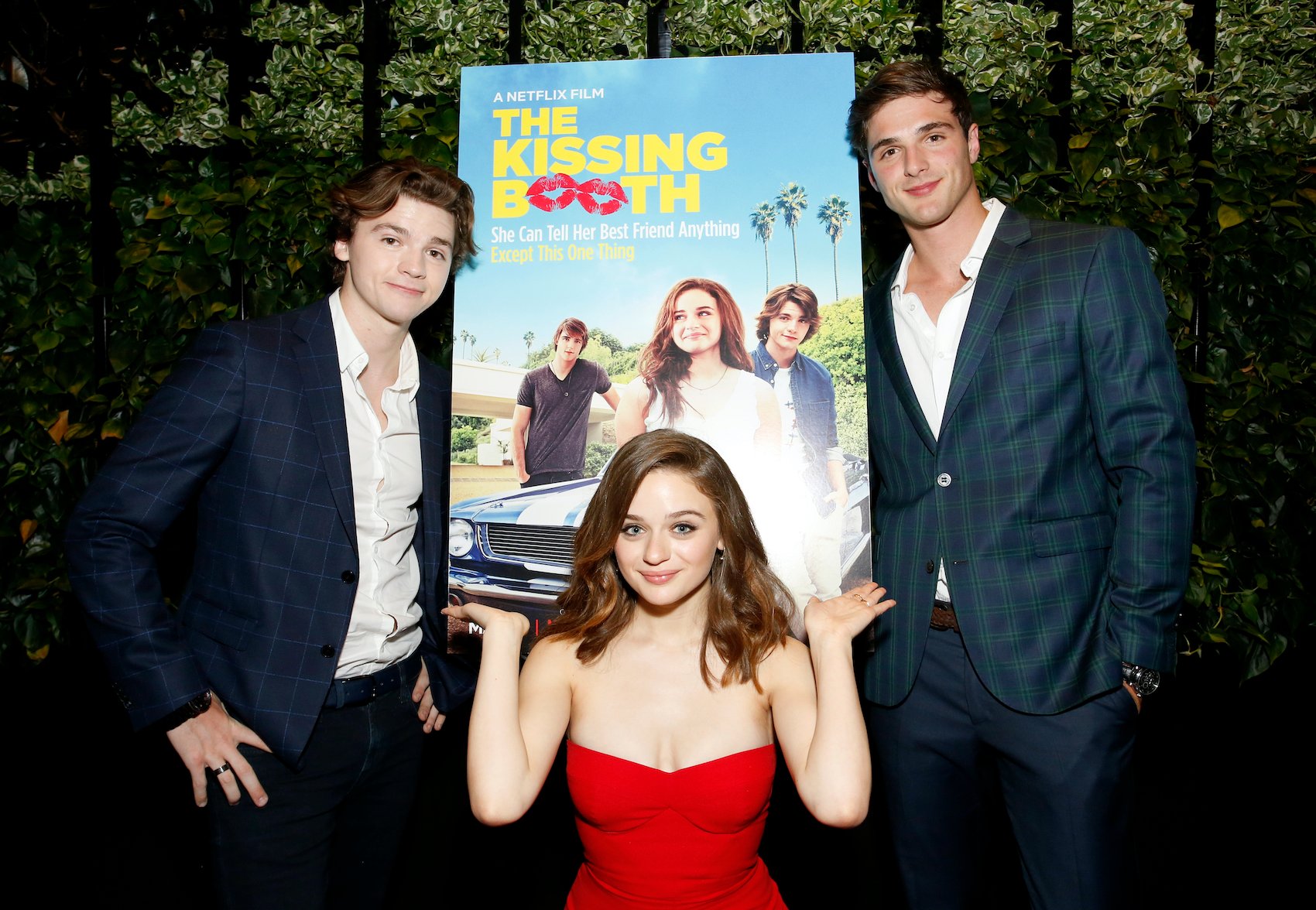 https://www.cheatsheet.com/wp-content/uploads/2020/07/Joel-Courtney-Joey-King-and-Jacob-Elordi-at-a-screening-of-The-Kissing-Booth.jpg
