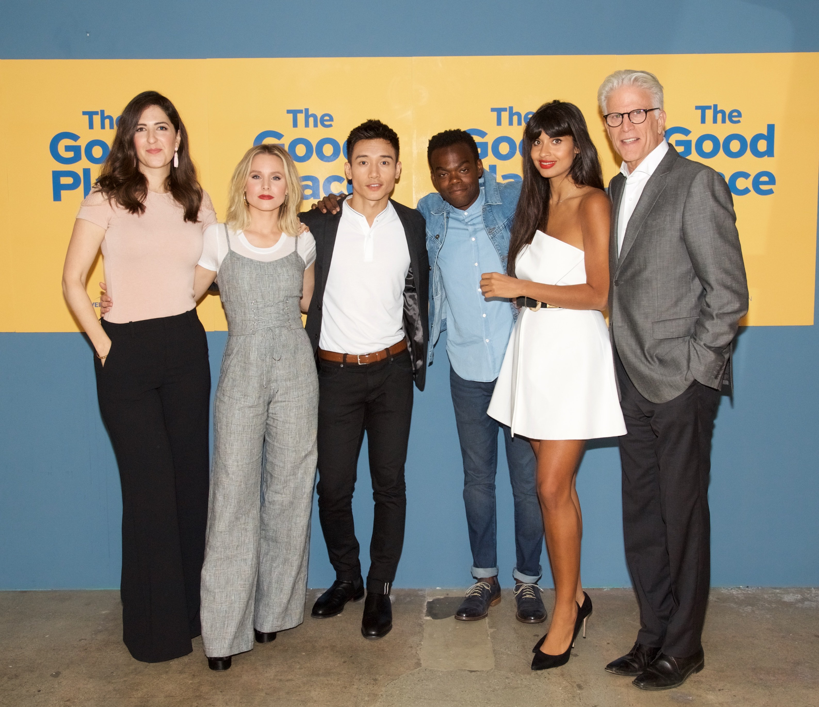 The Good Place Cast May Have Unlocked The Secret To Ted Danson S Success   The Good Place Cast 