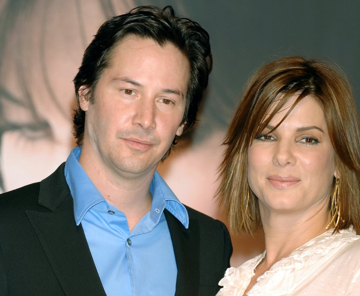 Keanu Reeves and Sandra Bullock