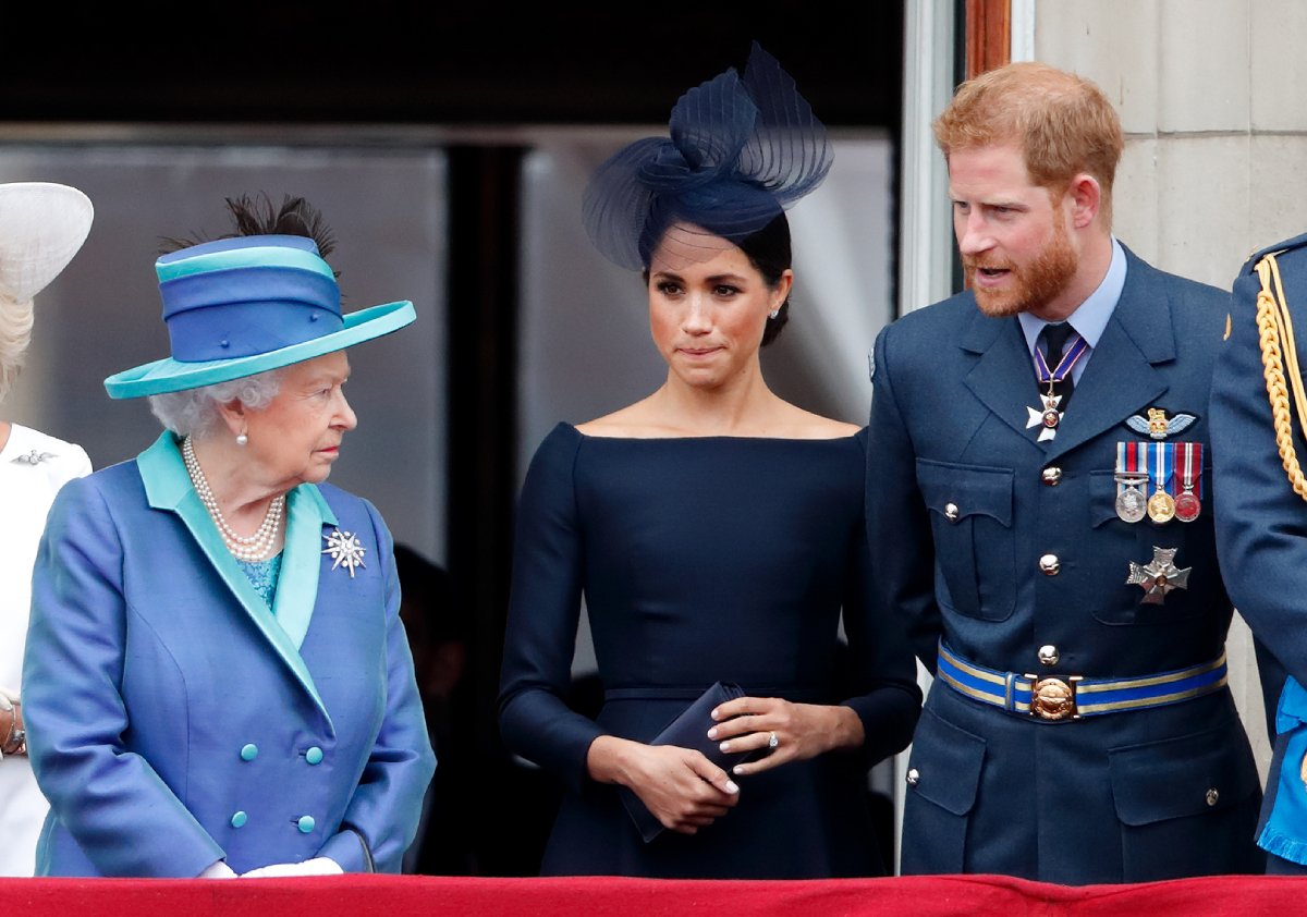 Prince Harry Queen Elizabeth Meghan Markle