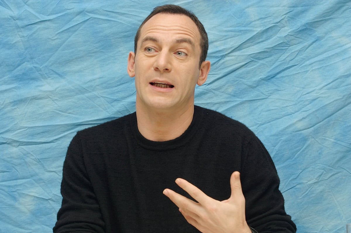 Jason Isaacs numa junção de imprensa para 'Peter Pan''Peter Pan'