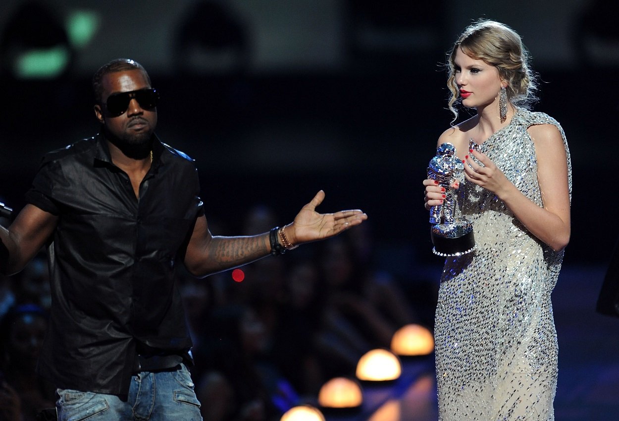 Kanye West Blames God For His Taylor Swift Vma Interruption 