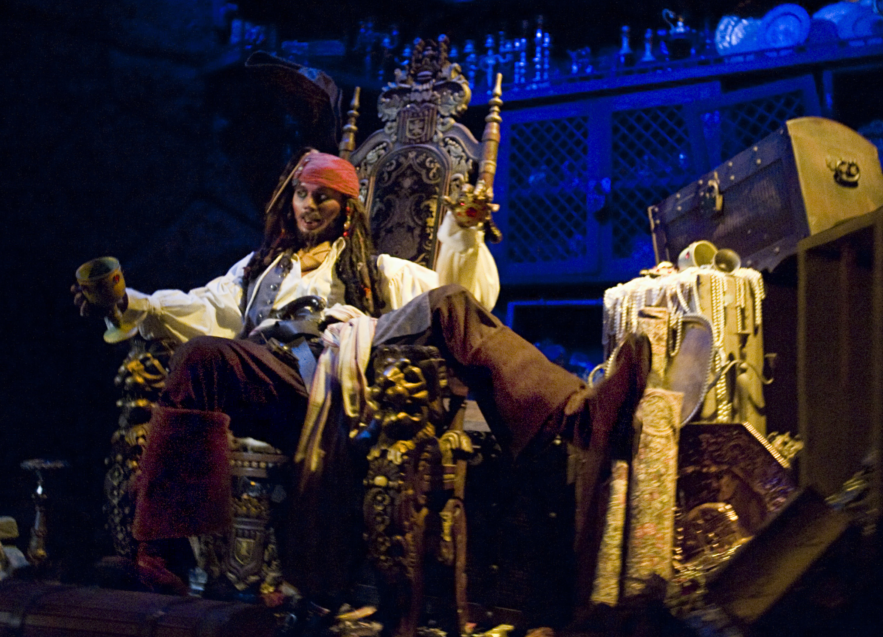 Captain Jack Sparrow of 'Pirates of the Caribbean'