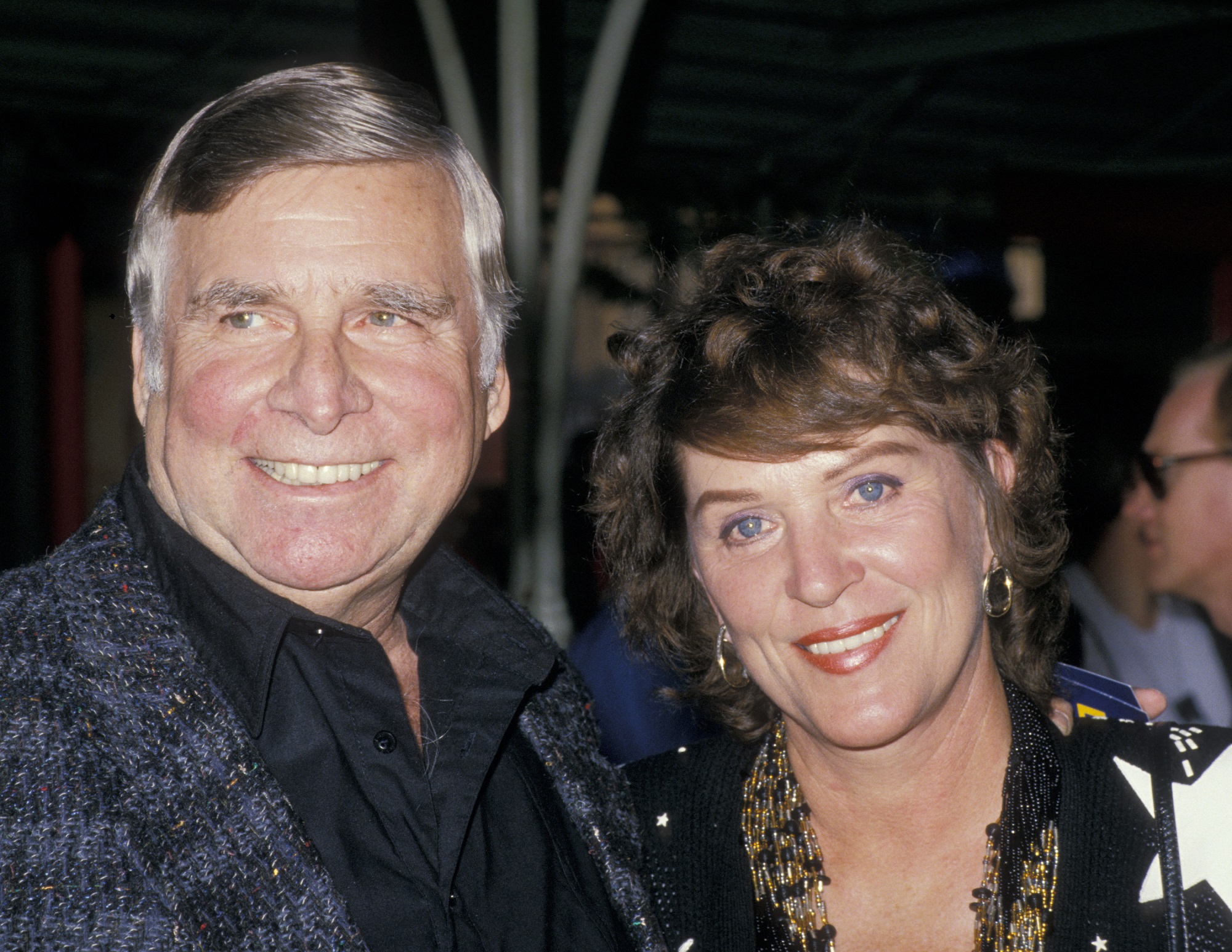 Gene Roddenberry and actress Majel Barrett-Roddenberry 