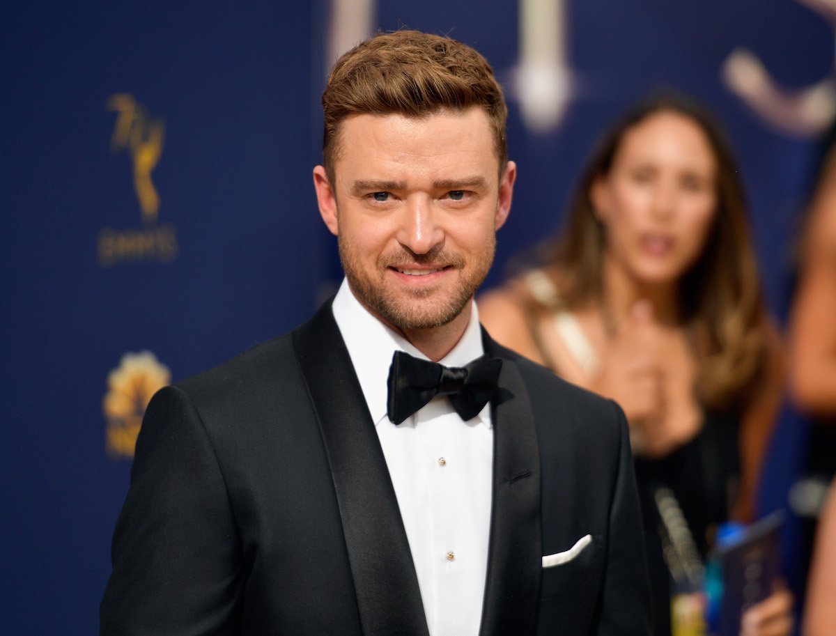 Justin Timberlake at the 70th Emmy Awards.