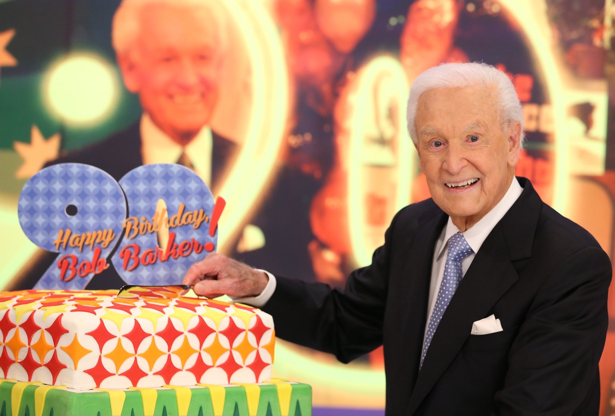 Bob Barker attends the set of 'The Price Is Right'