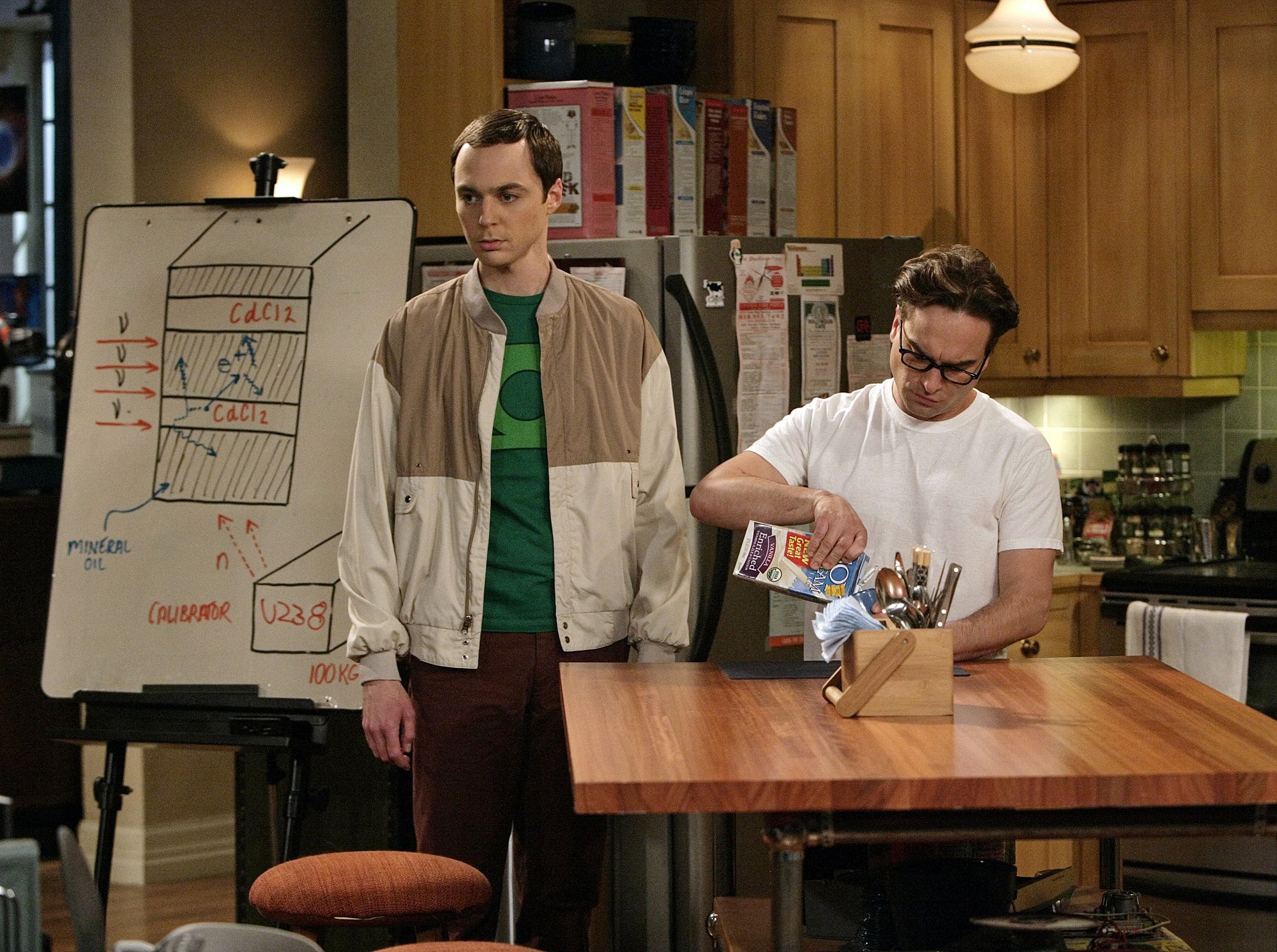 Sheldon And Leonards Whiteboards On The Big Bang Theory Contained Real Science Data 8557