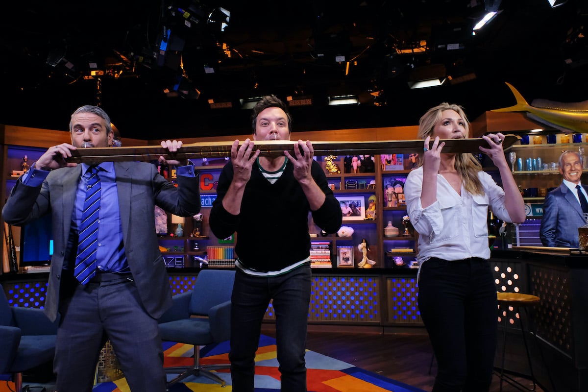 Andy Cohen, Jimmy Fallon, Kate Chastain