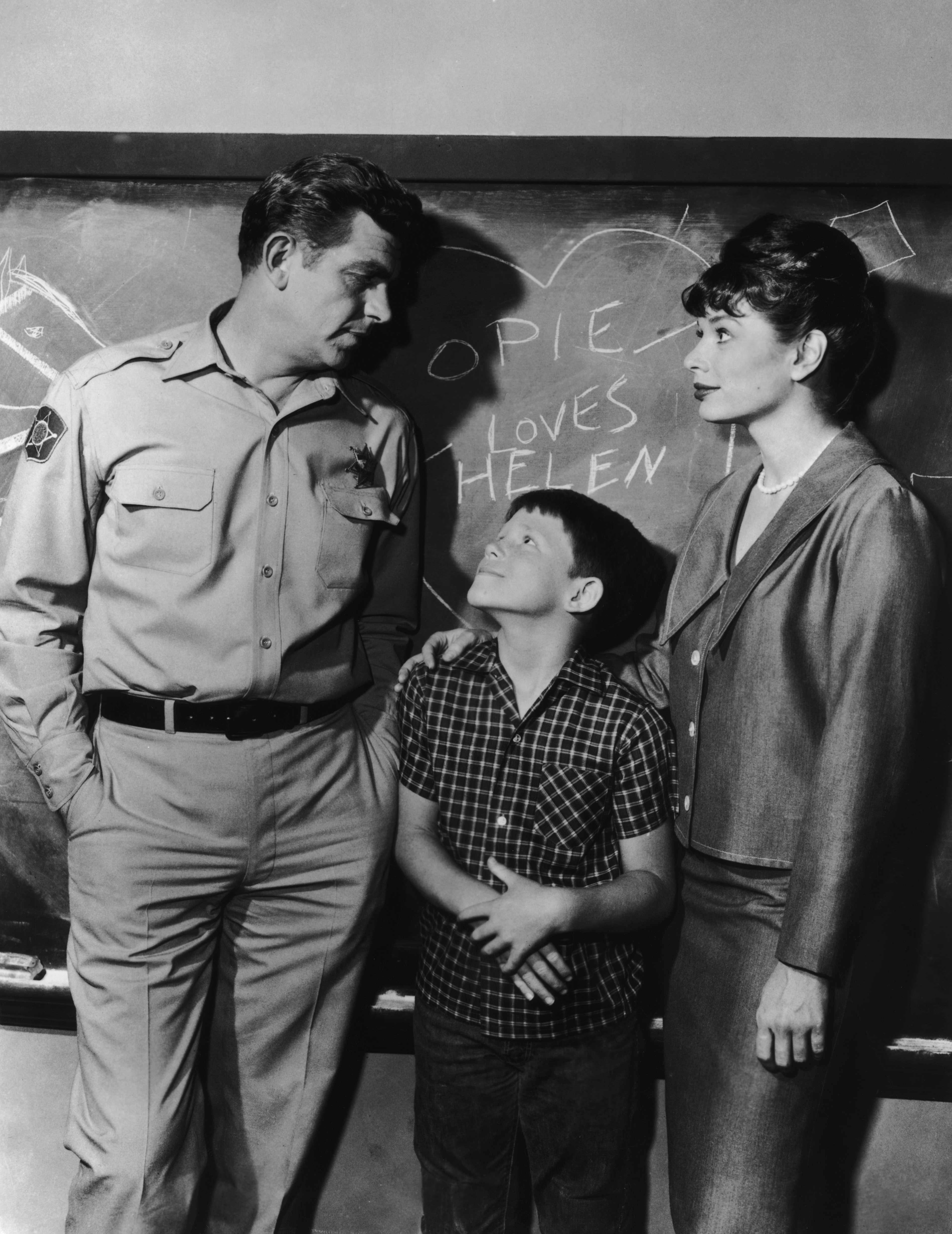 Andy Griffith, Ron Howard, and Aneta Corsaut from 'The Andy Griffith Show'