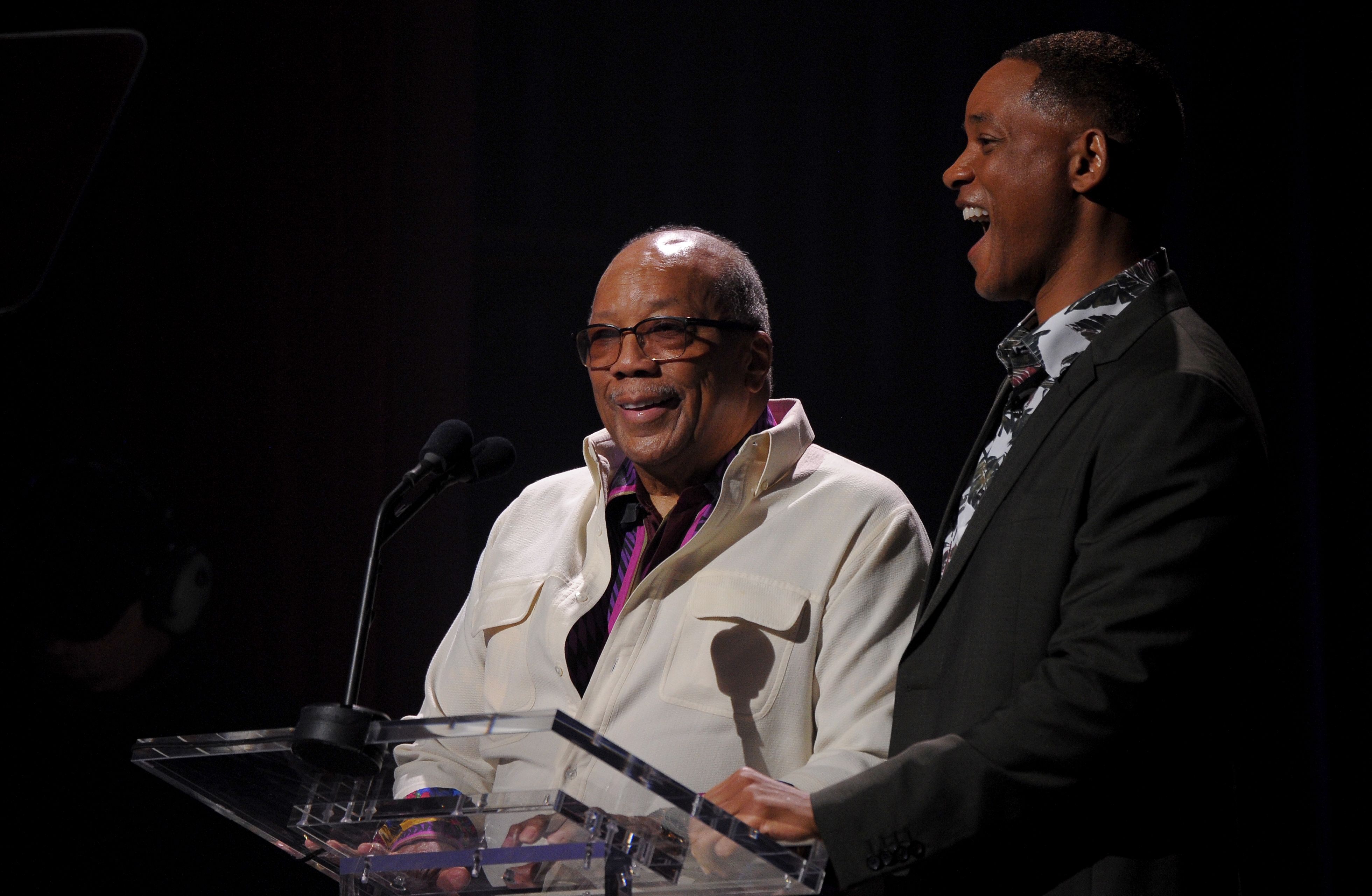 Will Smith Recalls How Music Legend Quincy Jones Forced Him To Audition ...