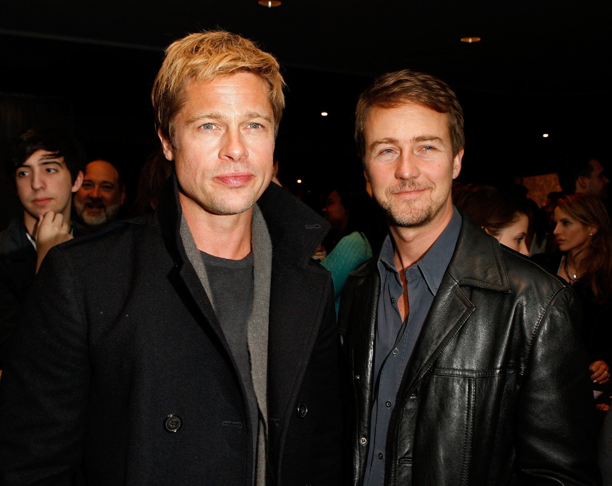 Brad Pitt and Edward Norton Got Stoned Right Before the 'Fight Club'  Premiere