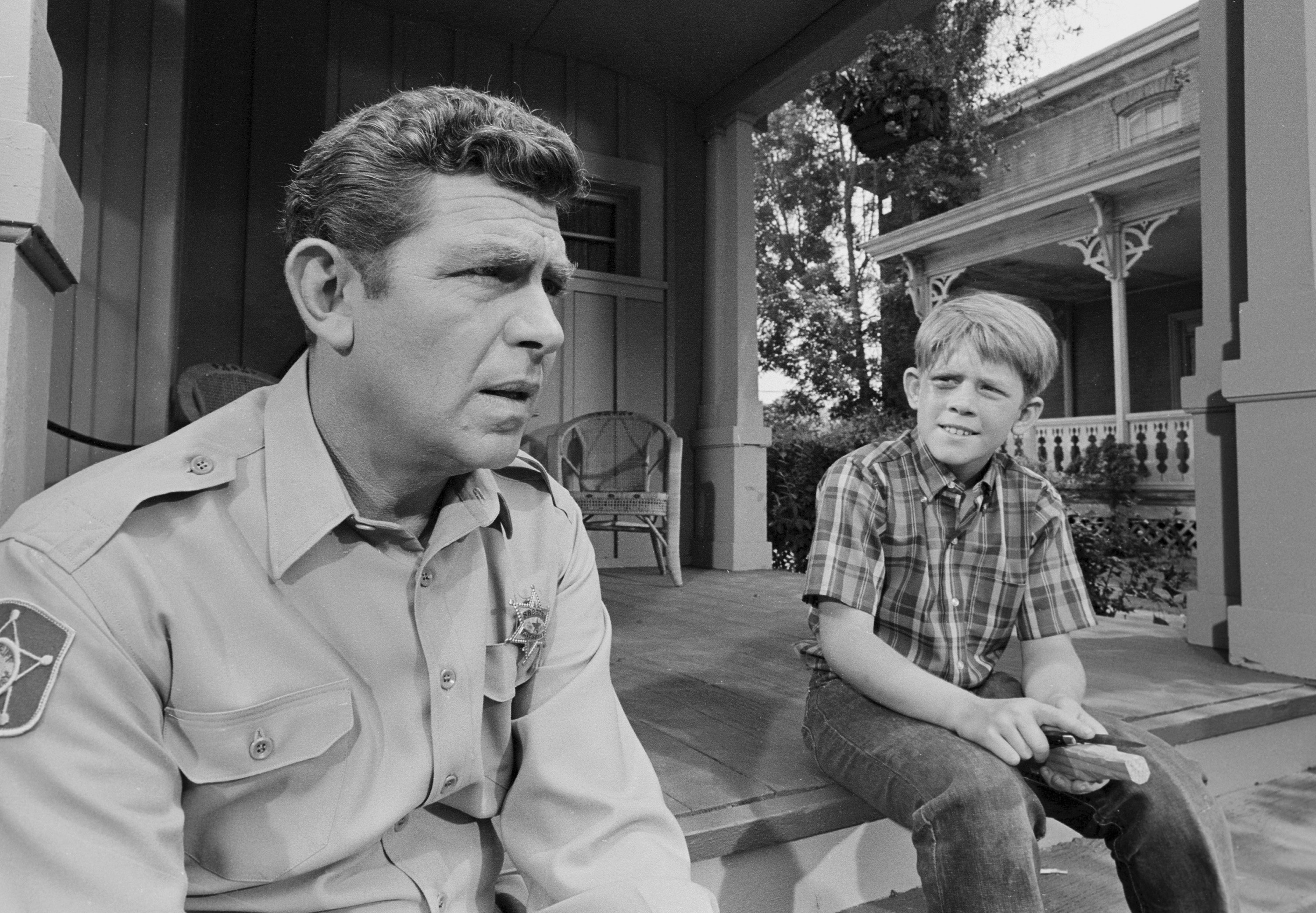 Andy Griffith in a scene from 'The Andy Griffith Show'