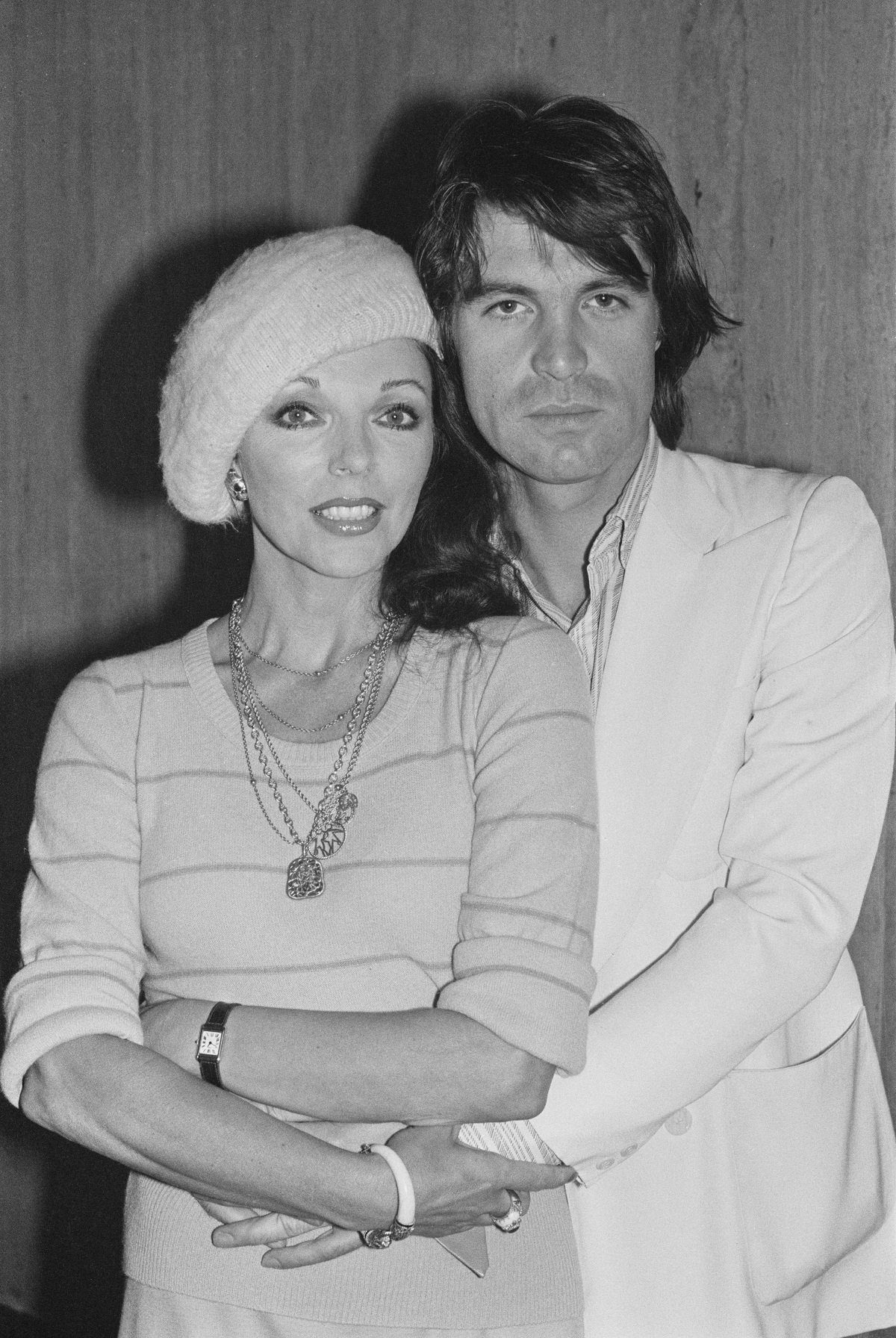 Joan Collins and Oliver Tobias 