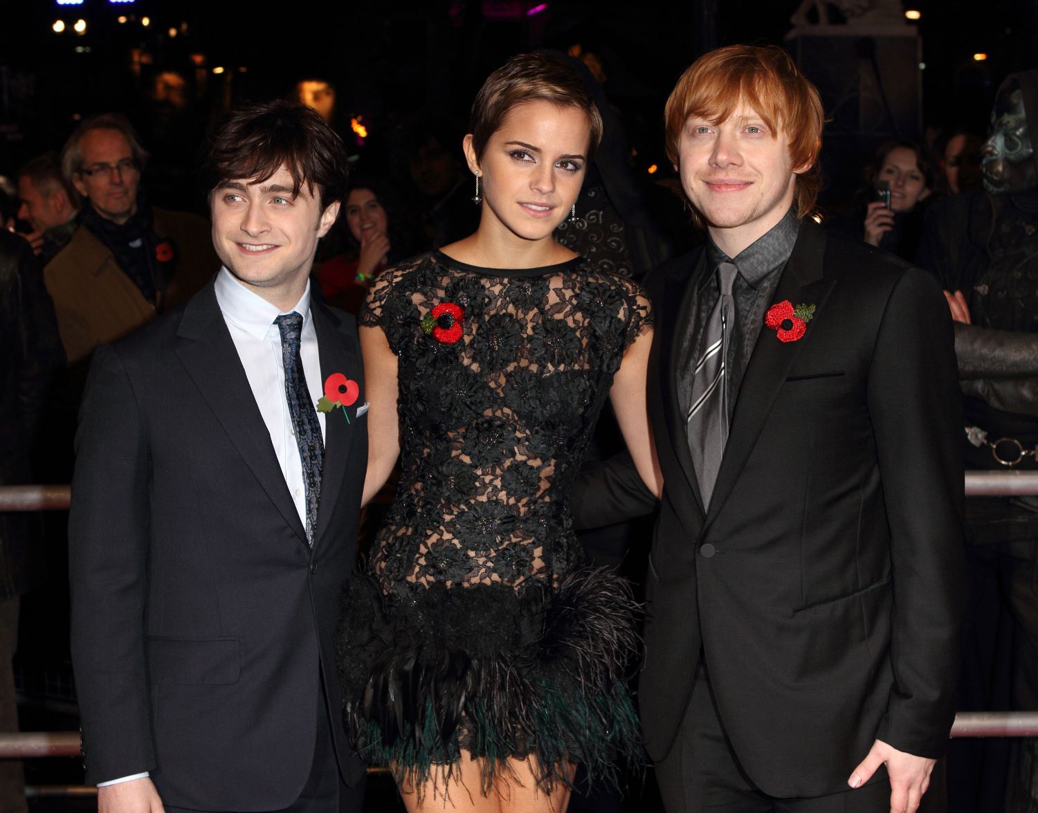 Daniel Radcliffe, Emma Watson, and Rupert Grint