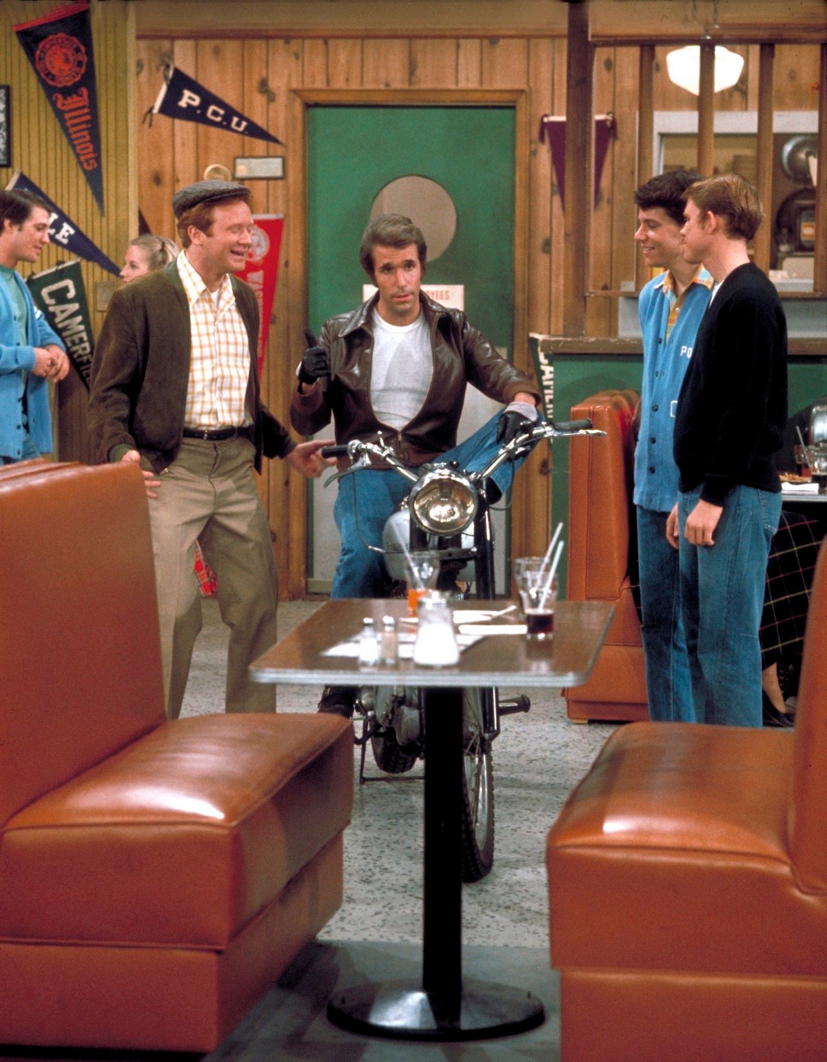 Happy Days': Here's Why The Fonz Was Almost Never Seen Without His  Motorcycle in the First Season