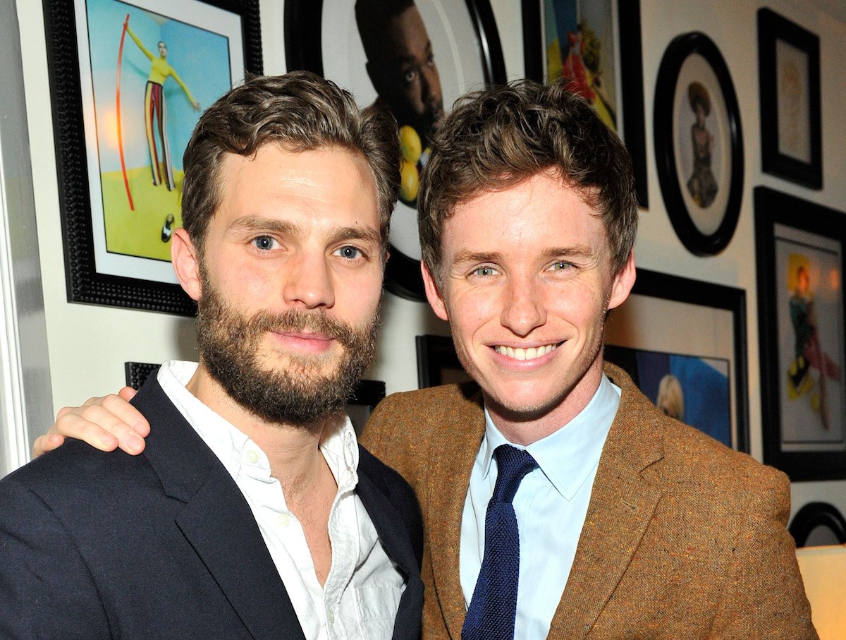 Jamie Dornan (L) and Eddie Redmayne attend the W Magazine celebration of the 'Best Performances' Portfolio and The Golden Globes with Cadillac and Dom Perignon at Chateau Marmont on January 8, 2015 in Los Angeles, California | Donato Sardella/Getty Images for W Magazine