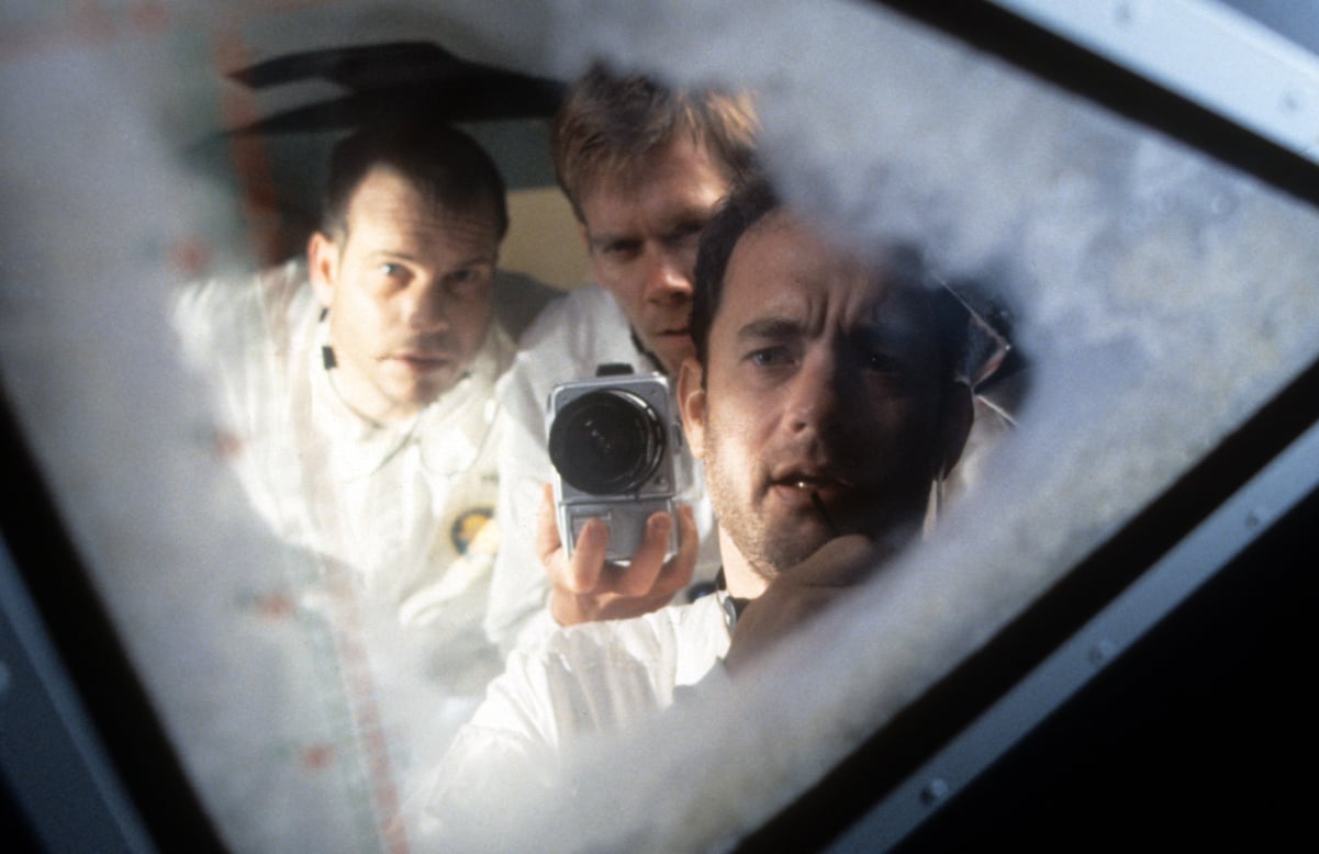 Bill Paxton, Kevin Bacon, and Tom Hanks in the 1995 film 'Apollo 13'