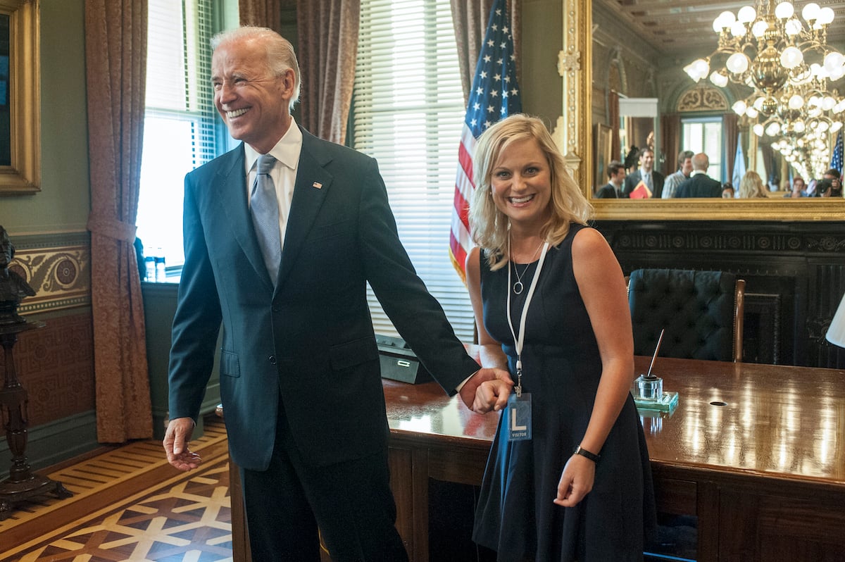 Joe Biden, Amy Poehler as Leslie Knope