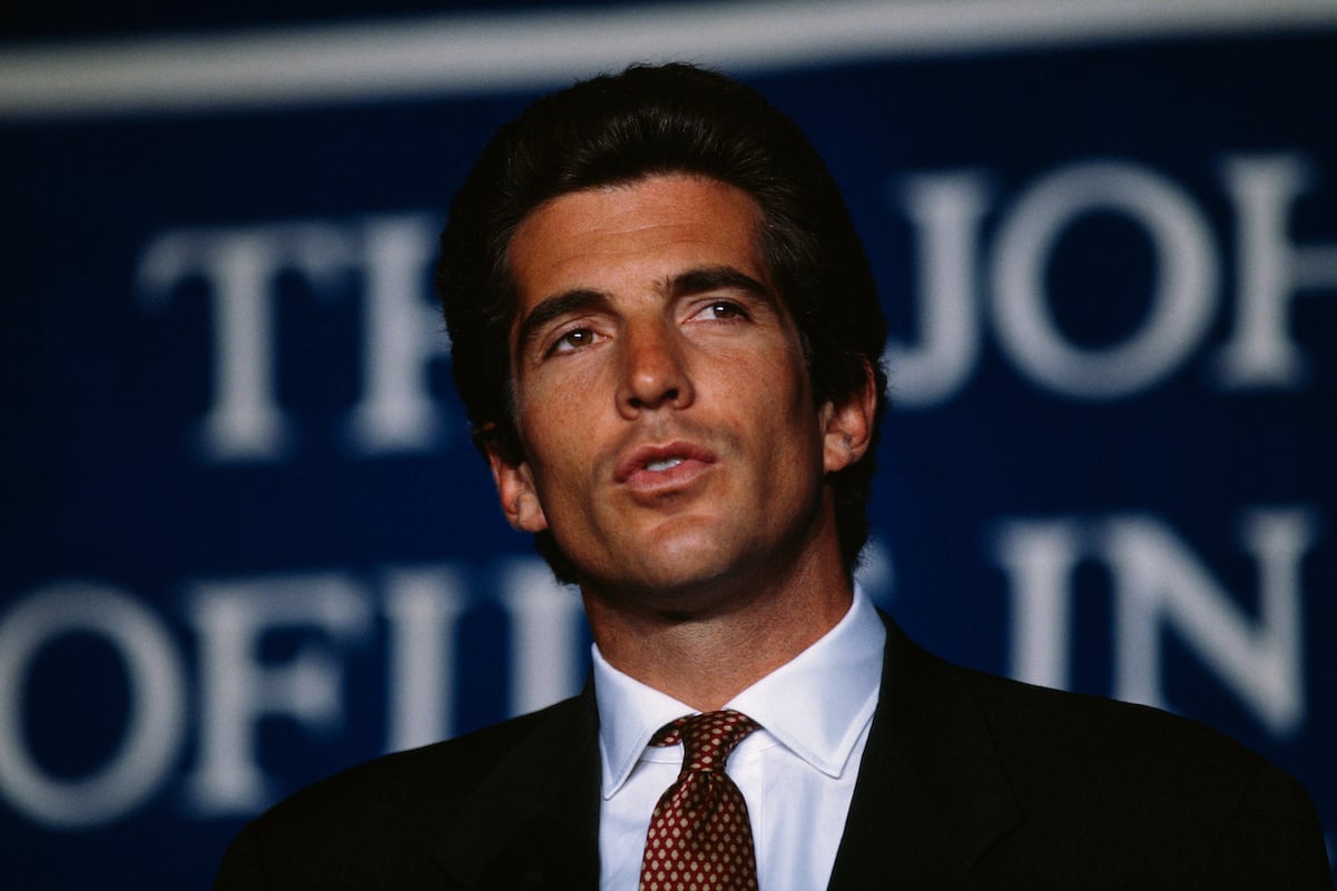 John F. Kennedy Jr. attends John Kennedy Prize award ceremony