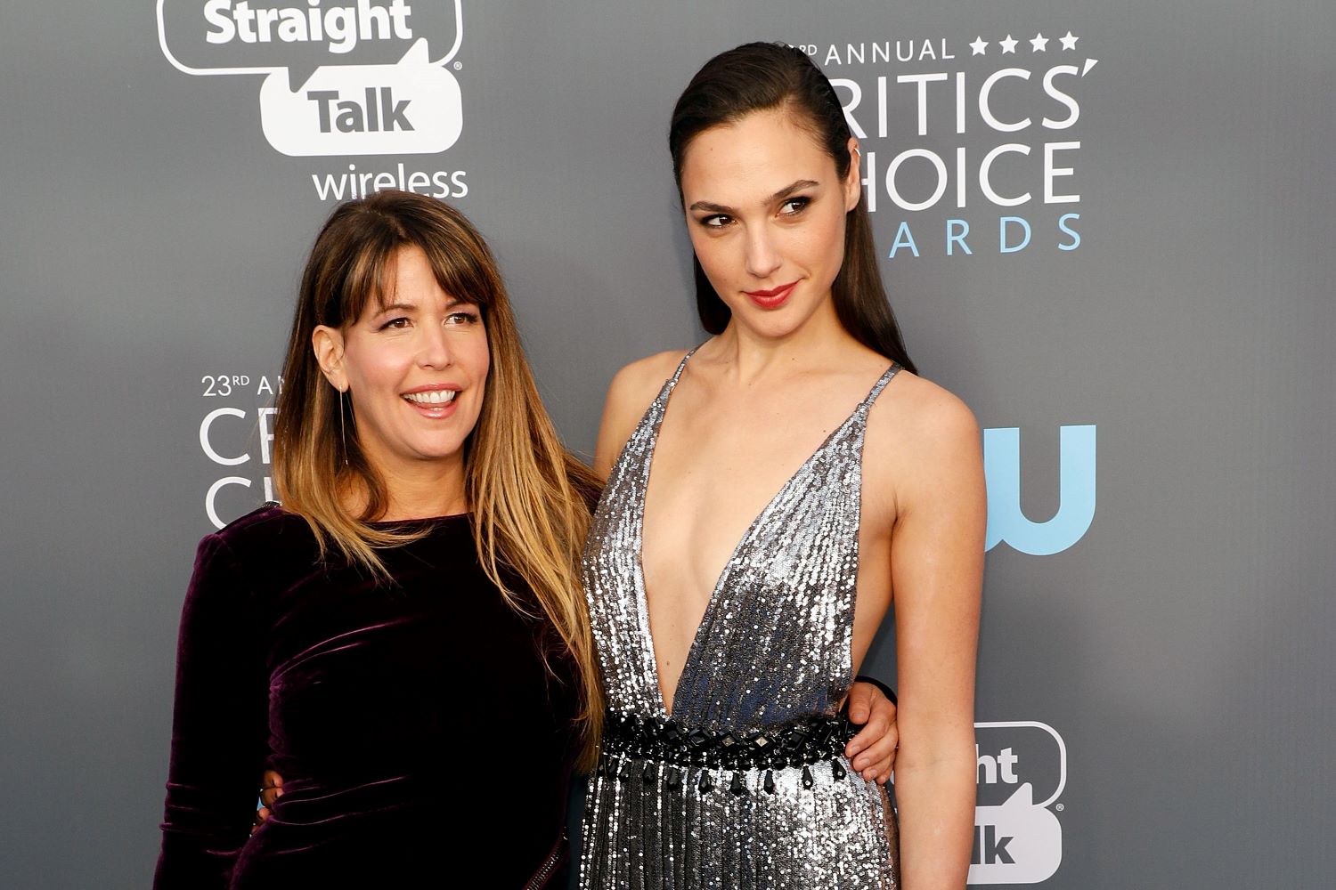 Patty Jenkins and Gal Gadot