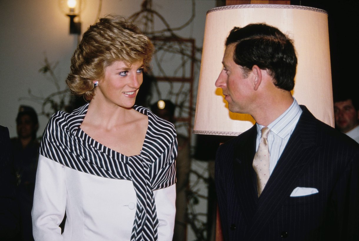 Princess diana faints