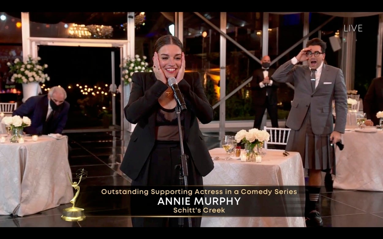 Schitt's Creek Annie Murphy Emmys Interview