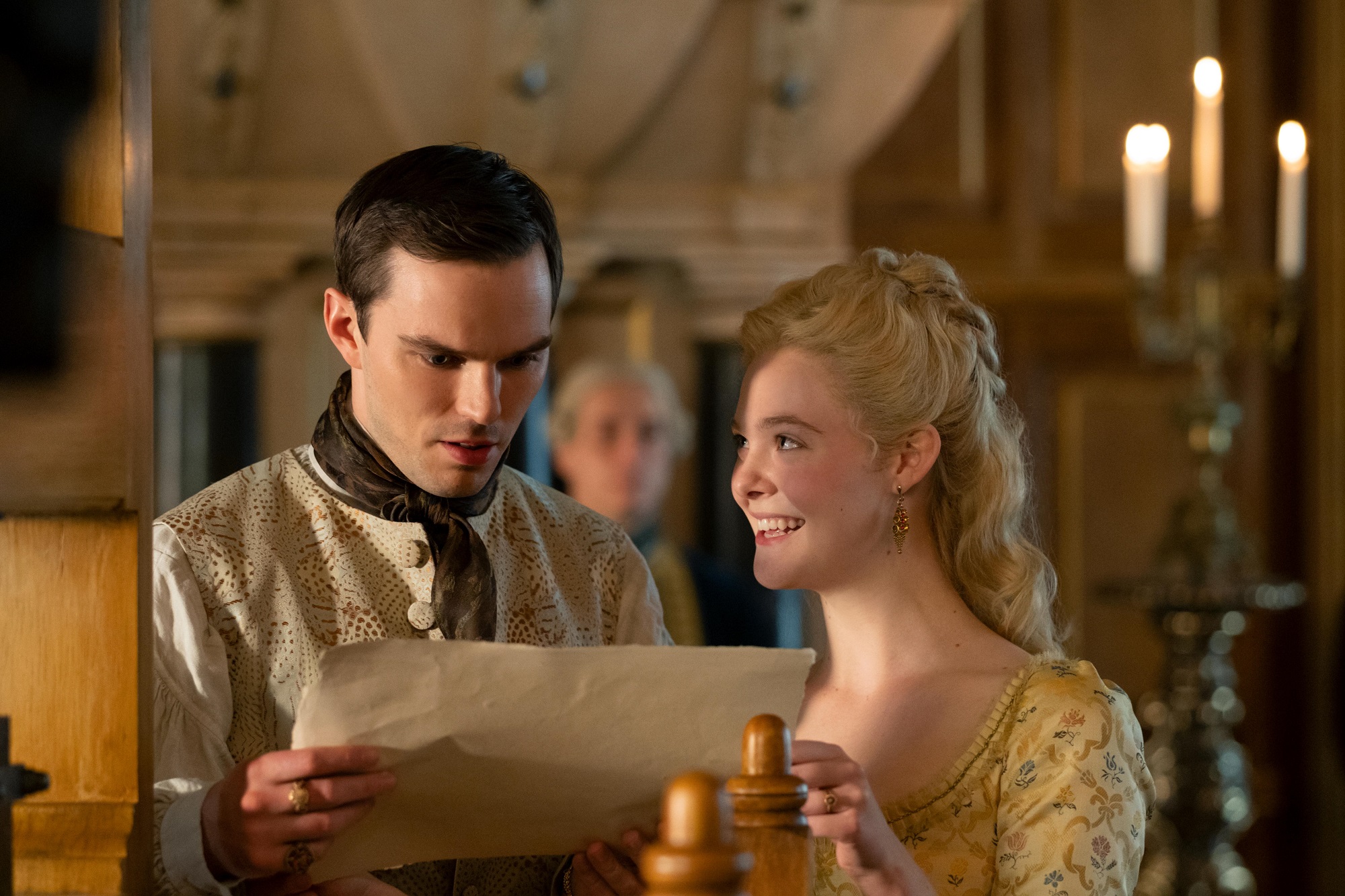 Why Elle Fanning and Nicholas Hoult's Kissing Scene on 'The Great