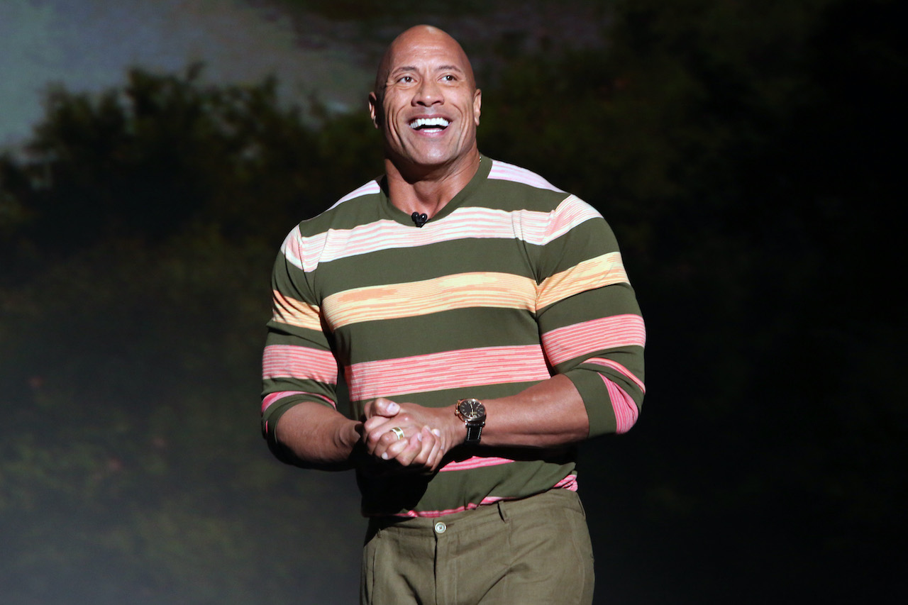 Dwayne Johnson of 'Jungle Cruise' took part in the Walt Disney Studios presentation at Disney’s D23 EXPO 2019