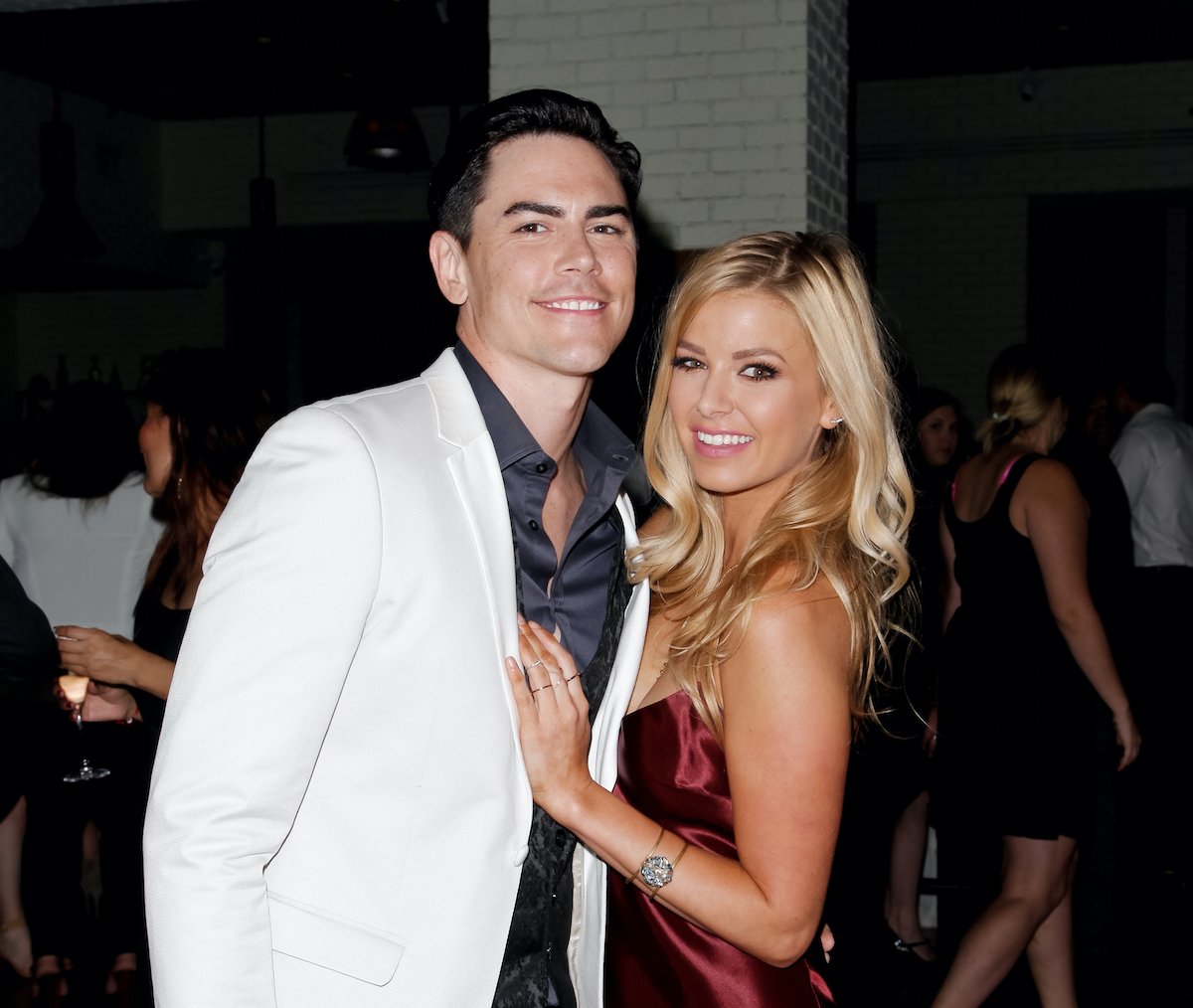 Tom Sandoval and Ariana Madix attend the Vanderpump Rules premiere party in 2015