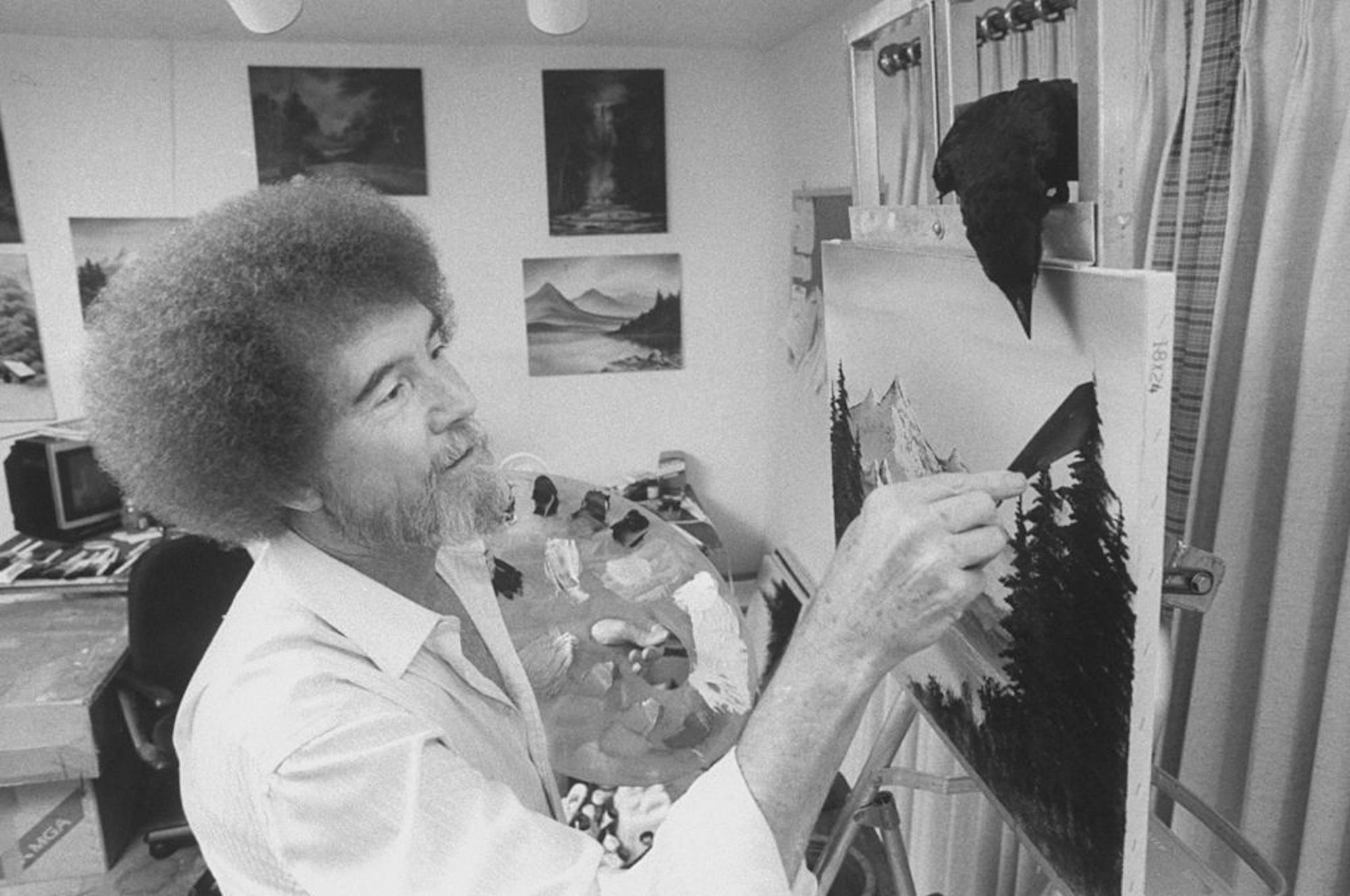 Bob Ross Created Nearly 3 Times As Many Paintings as Picasso in His Lifetime