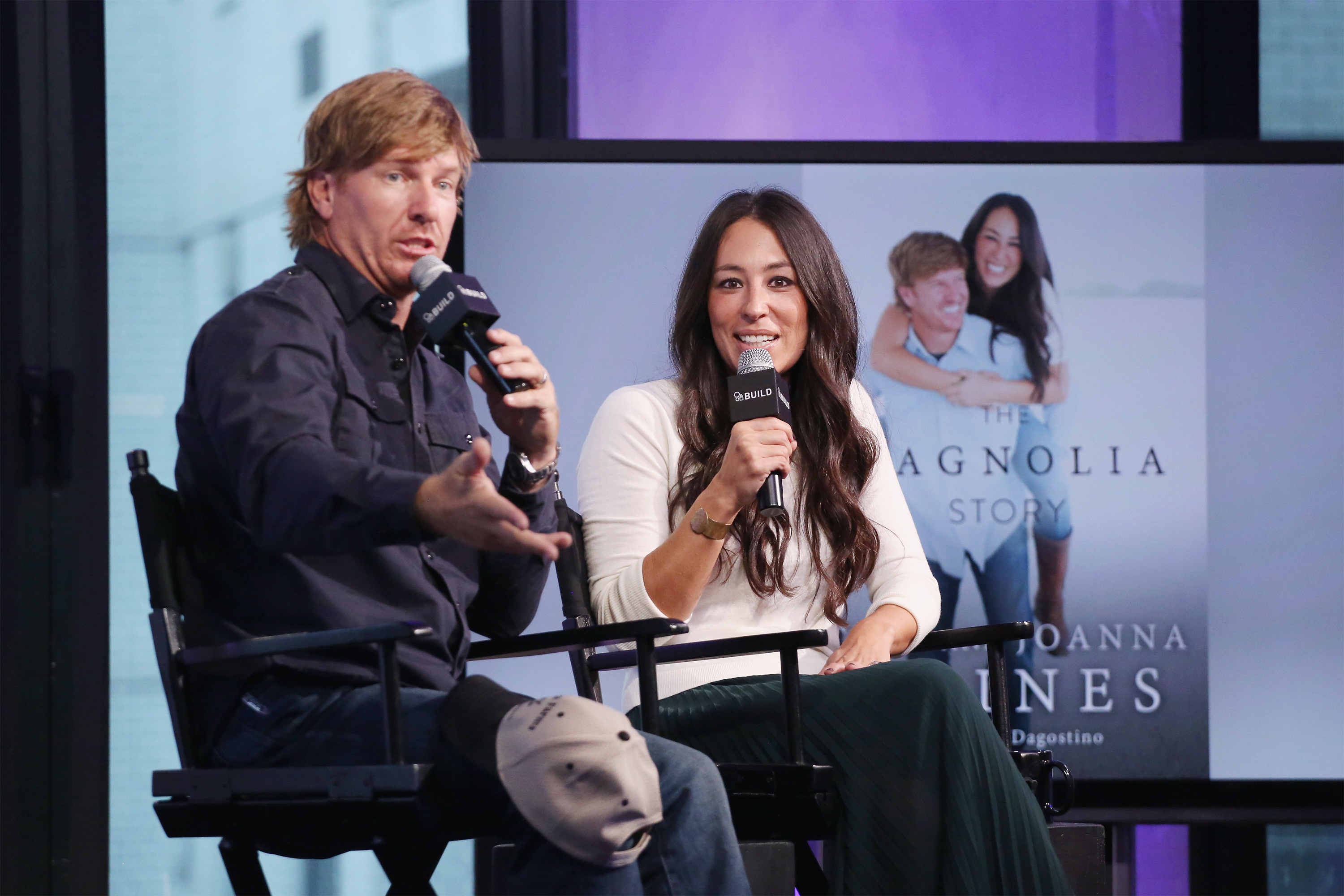 Chip and Joanna Gaines during an interview in 2016