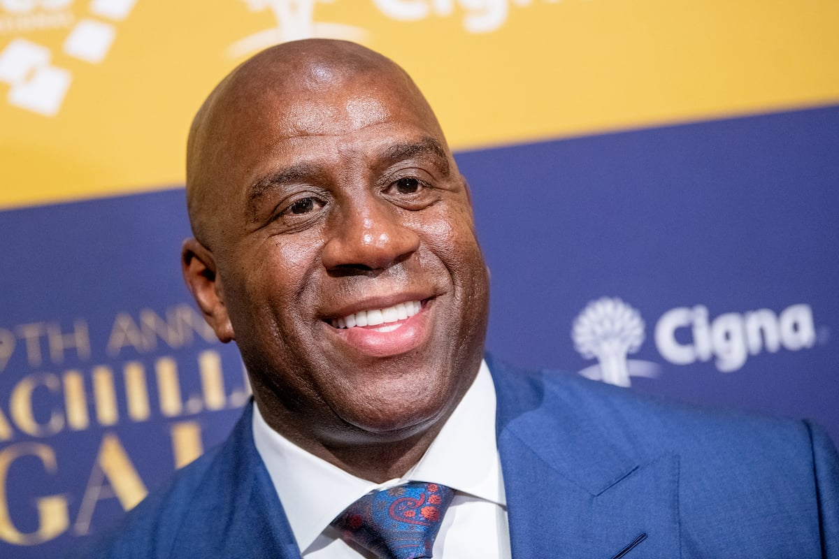  Magic Johnson attends the 29th Annual Achilles Gala in 2019 