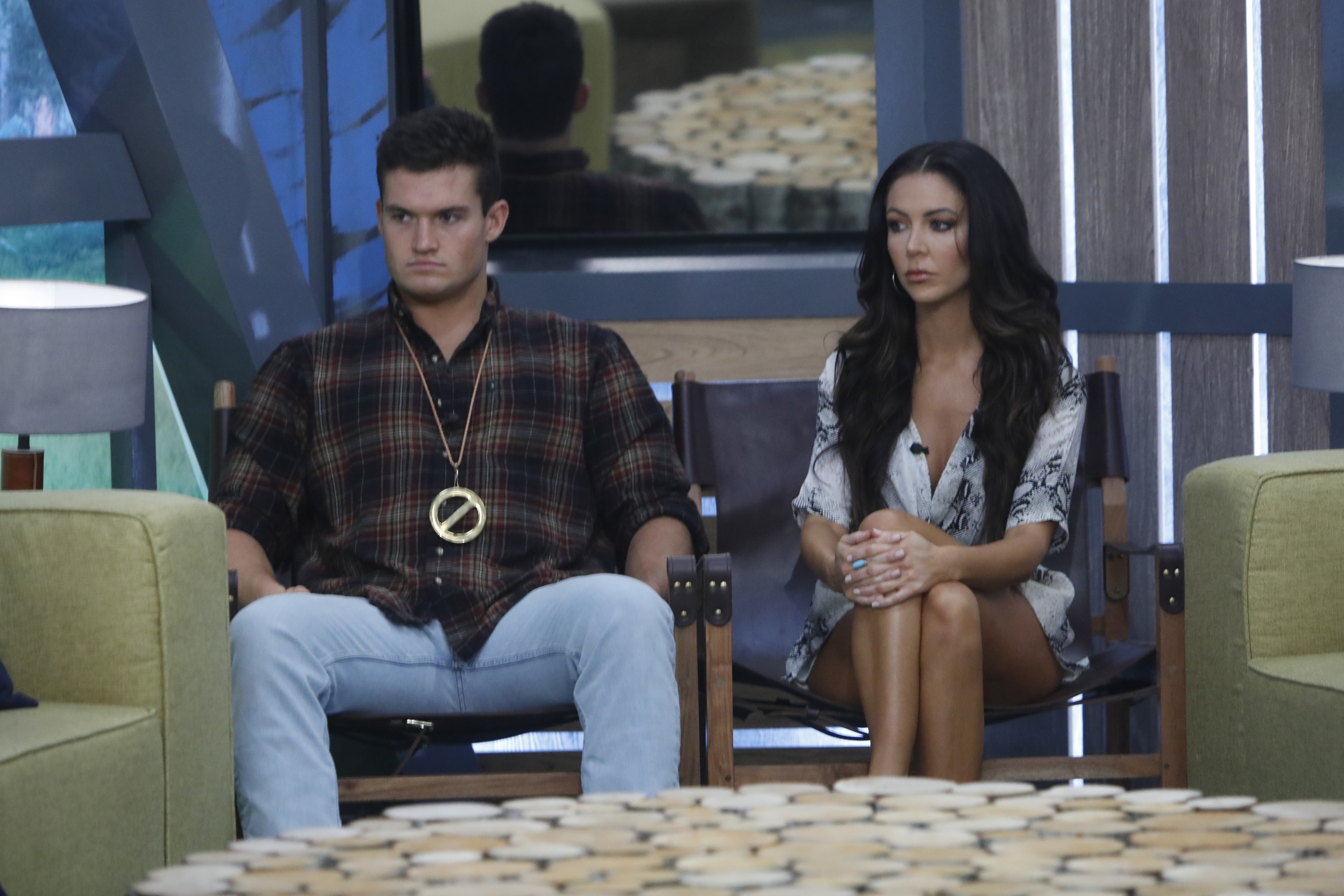 Jackson Michie and Holly Allen are on the block on the 'Big Brother 21' Live Eviction Show