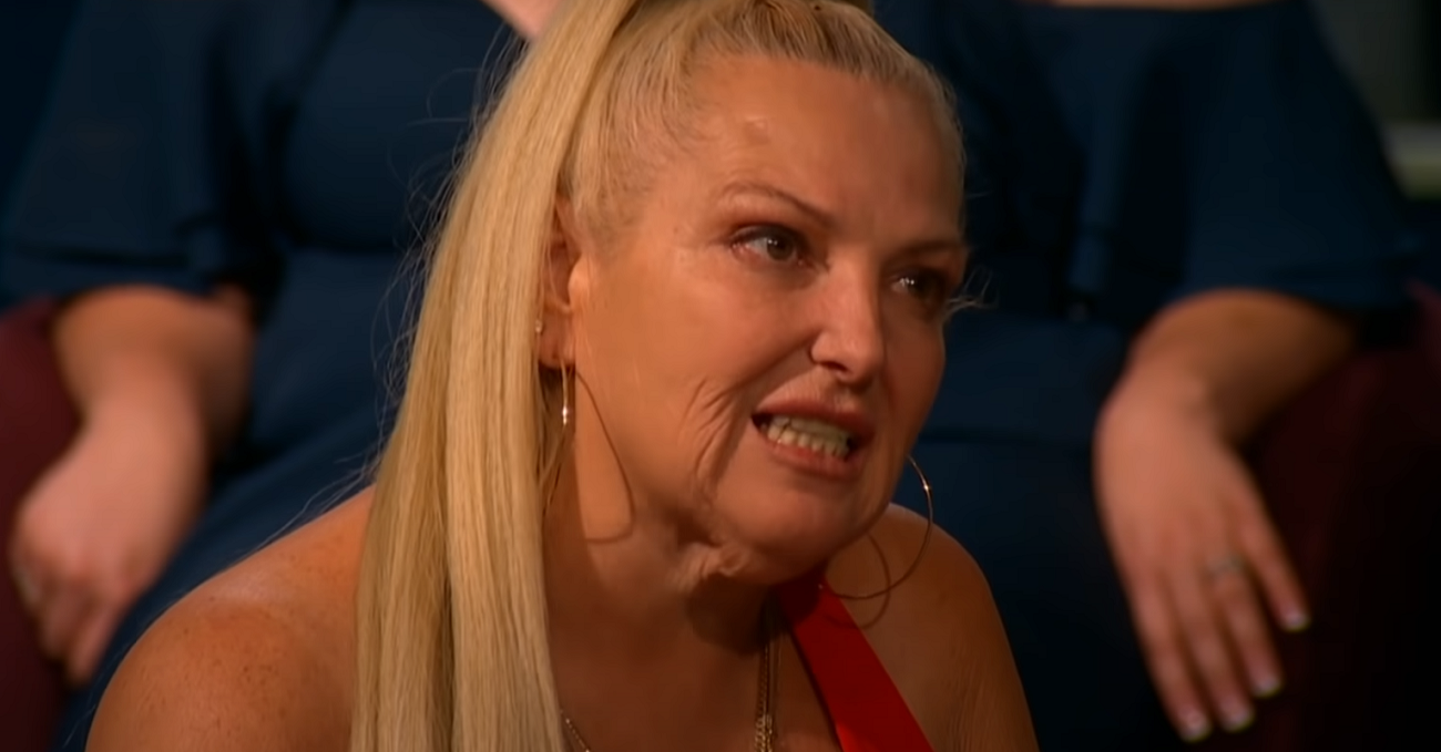 Angela Deem at the '90 Day Fiancé' Tell All, yelling at Michael Ilesanmi