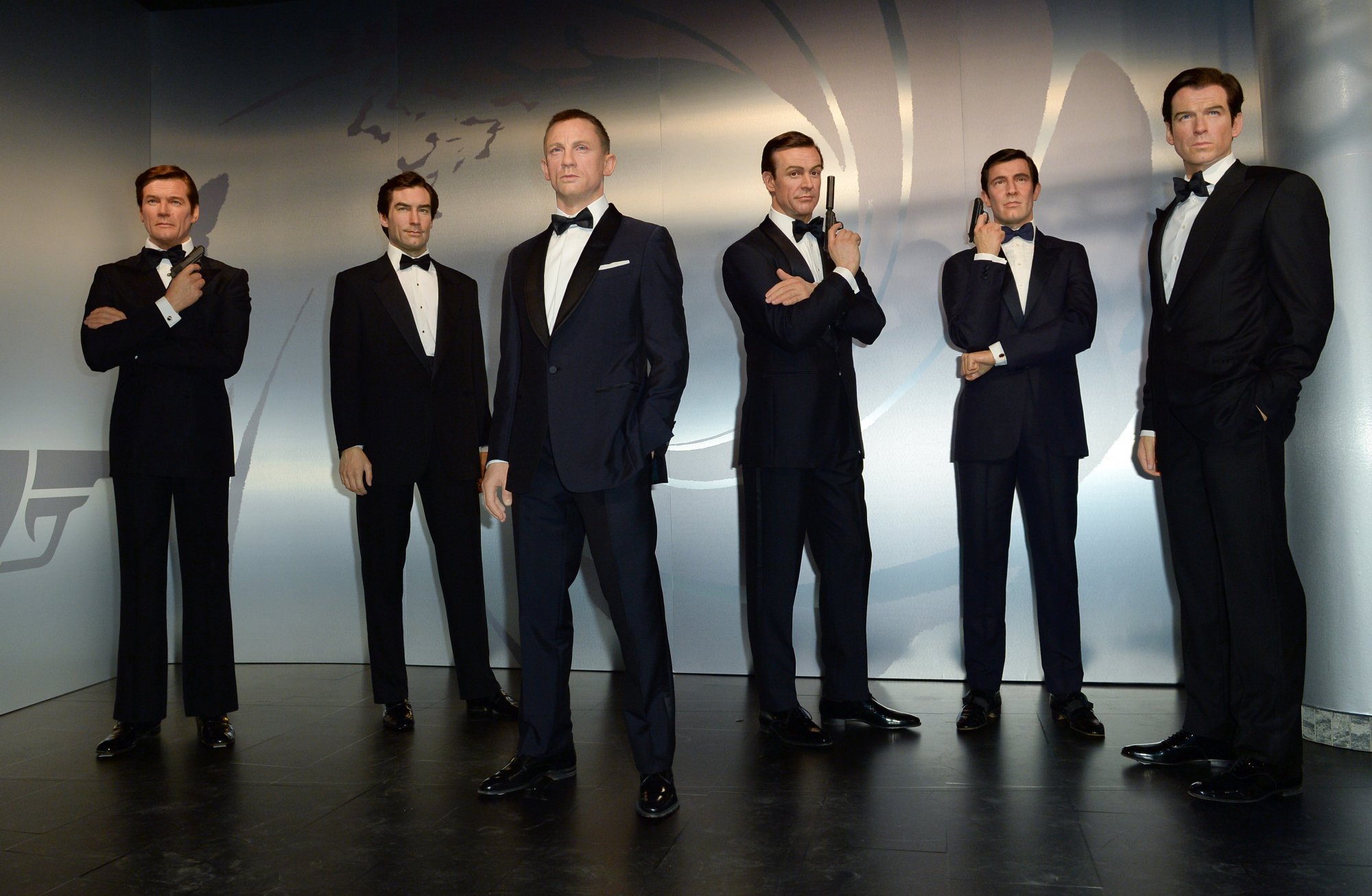 See All Six James Bonds Together, in Wax Form, at Madame Tussauds ...