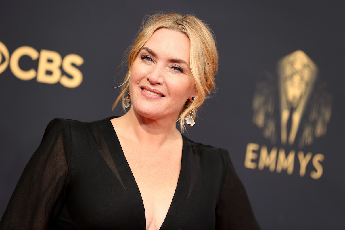 Kate Winslet movie actor wearing black