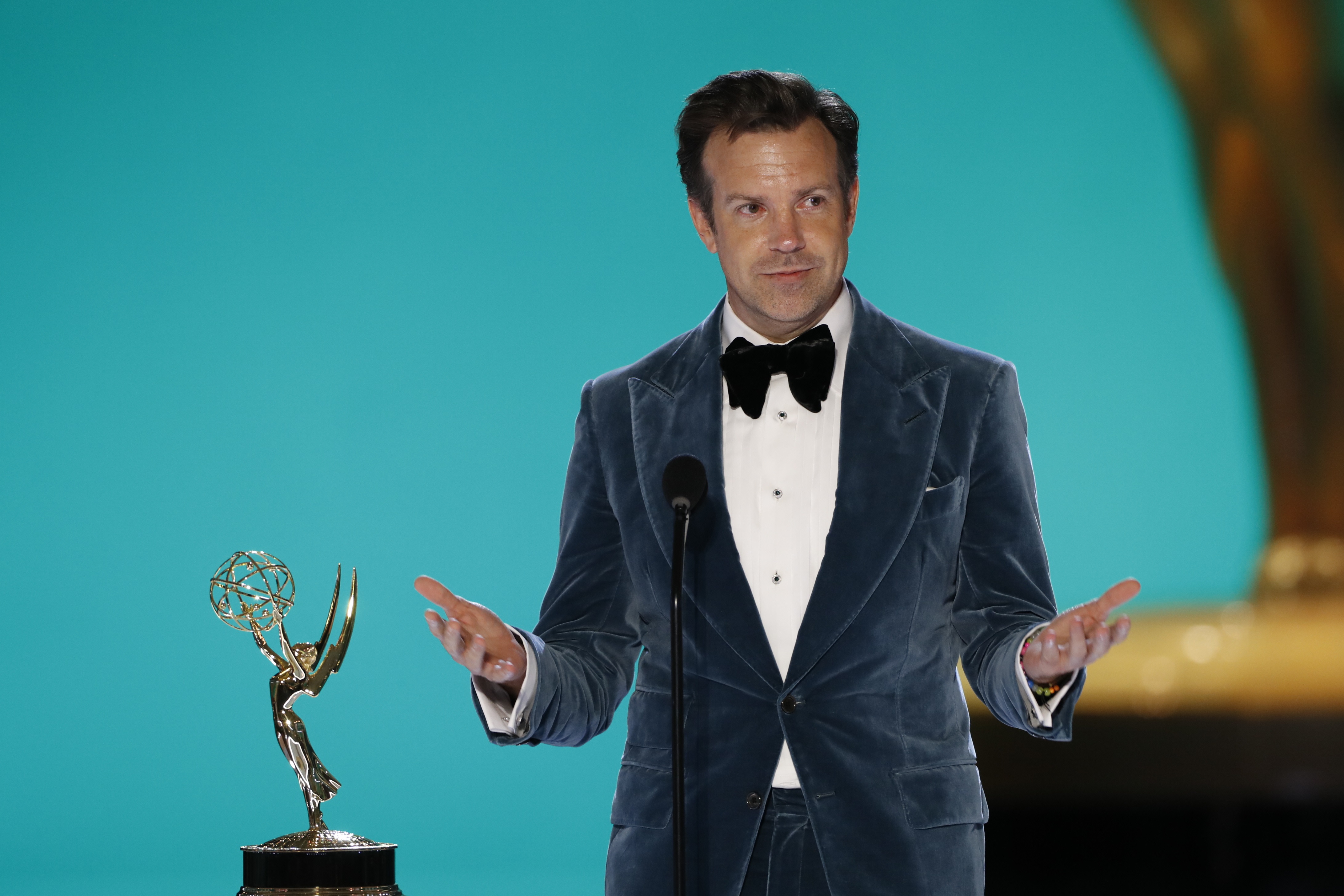 Ted Lasso Wins For Outstanding Comedy Series — Jason Sudeikis Emmy Speech Was Completely In 