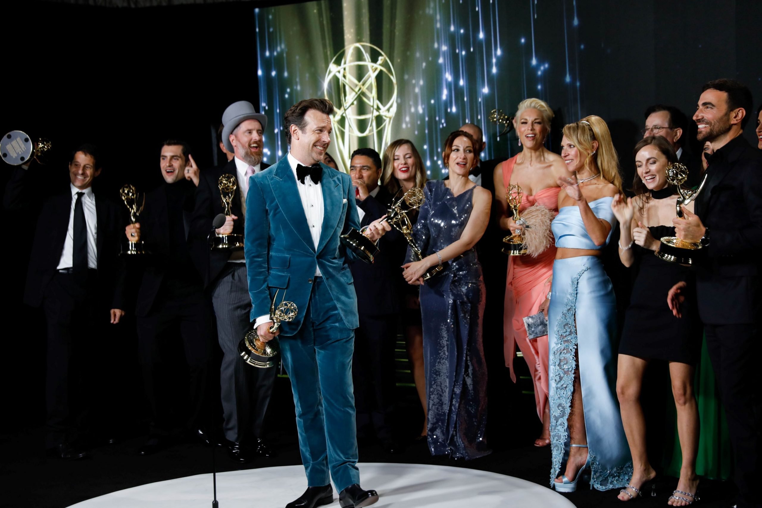Fans Will Love How Jason Sudeikis and 'Ted Lasso' Cast Celebrated Emmys