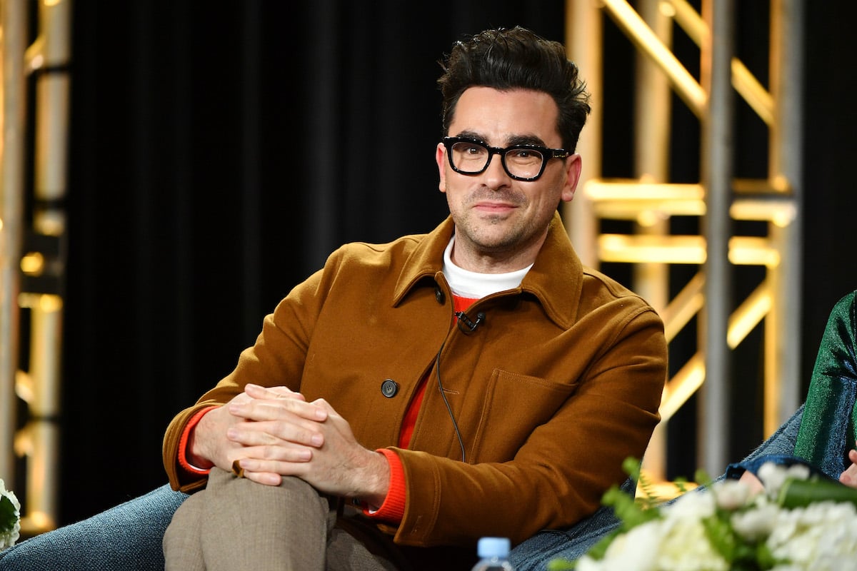 Dan Levy of 'Schitt's Creek' speaks during the Pop TV segment of the 2020 Winter TCA Press Tour at the Langham Huntington, Pasadena, on January 13, 2020