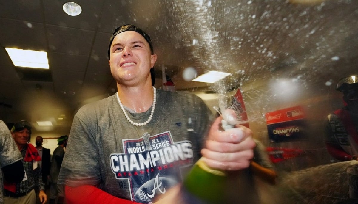 Why Joc Pederson wears a pearl necklace for Braves Astros World Series