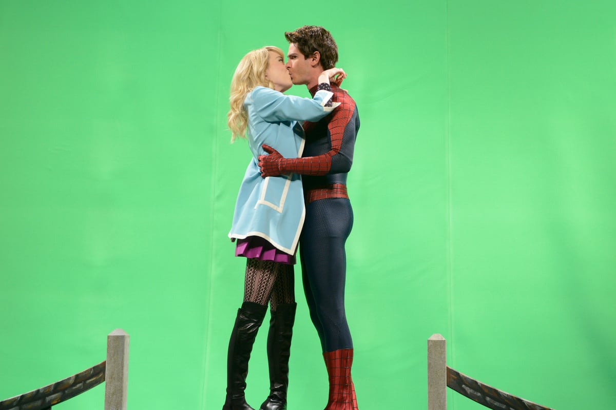 Amazing Spider Man 2 Gwen Stacy Kiss
